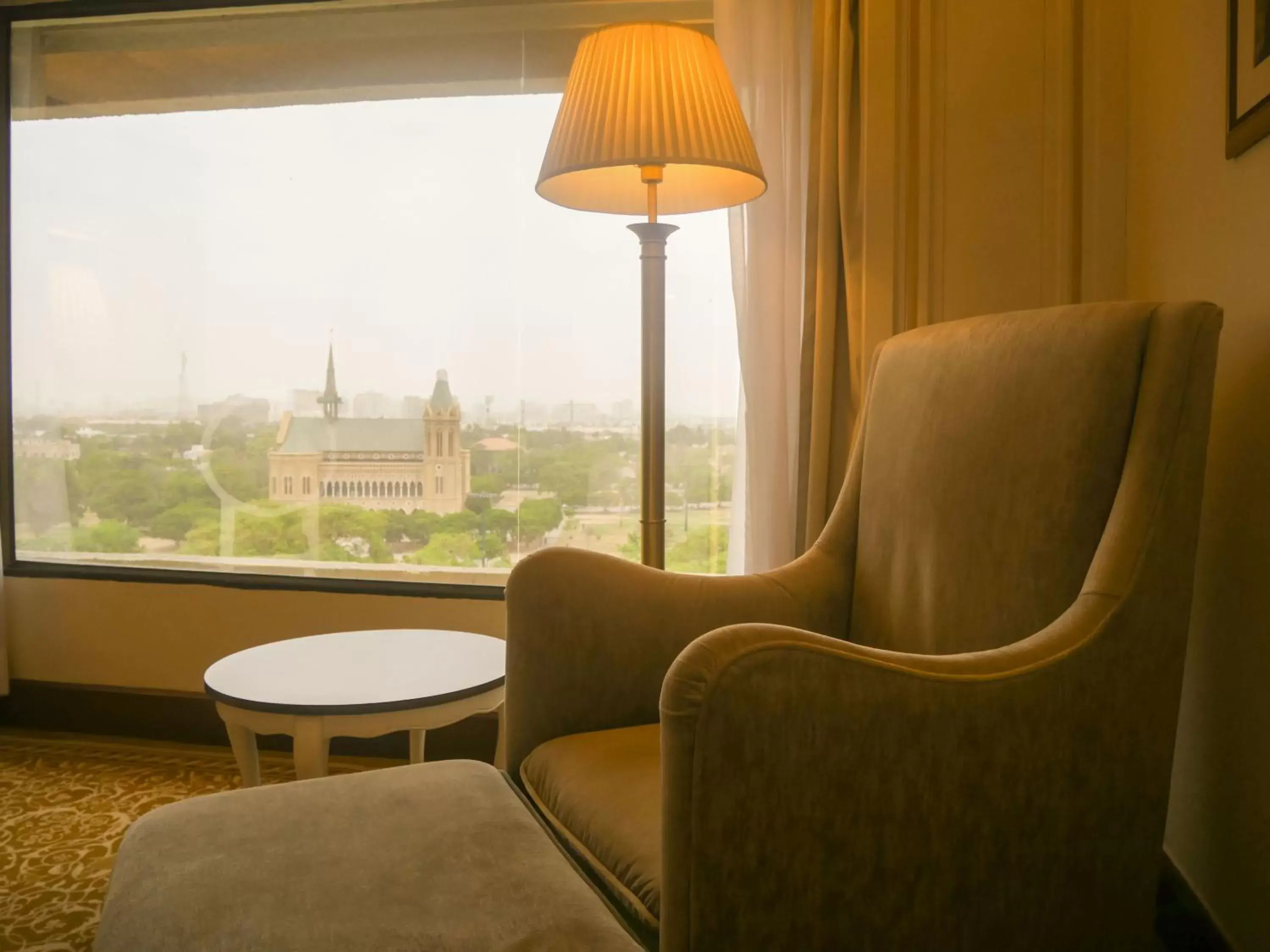 View (from property/room), Seating Area in Karachi Marriott Hotel