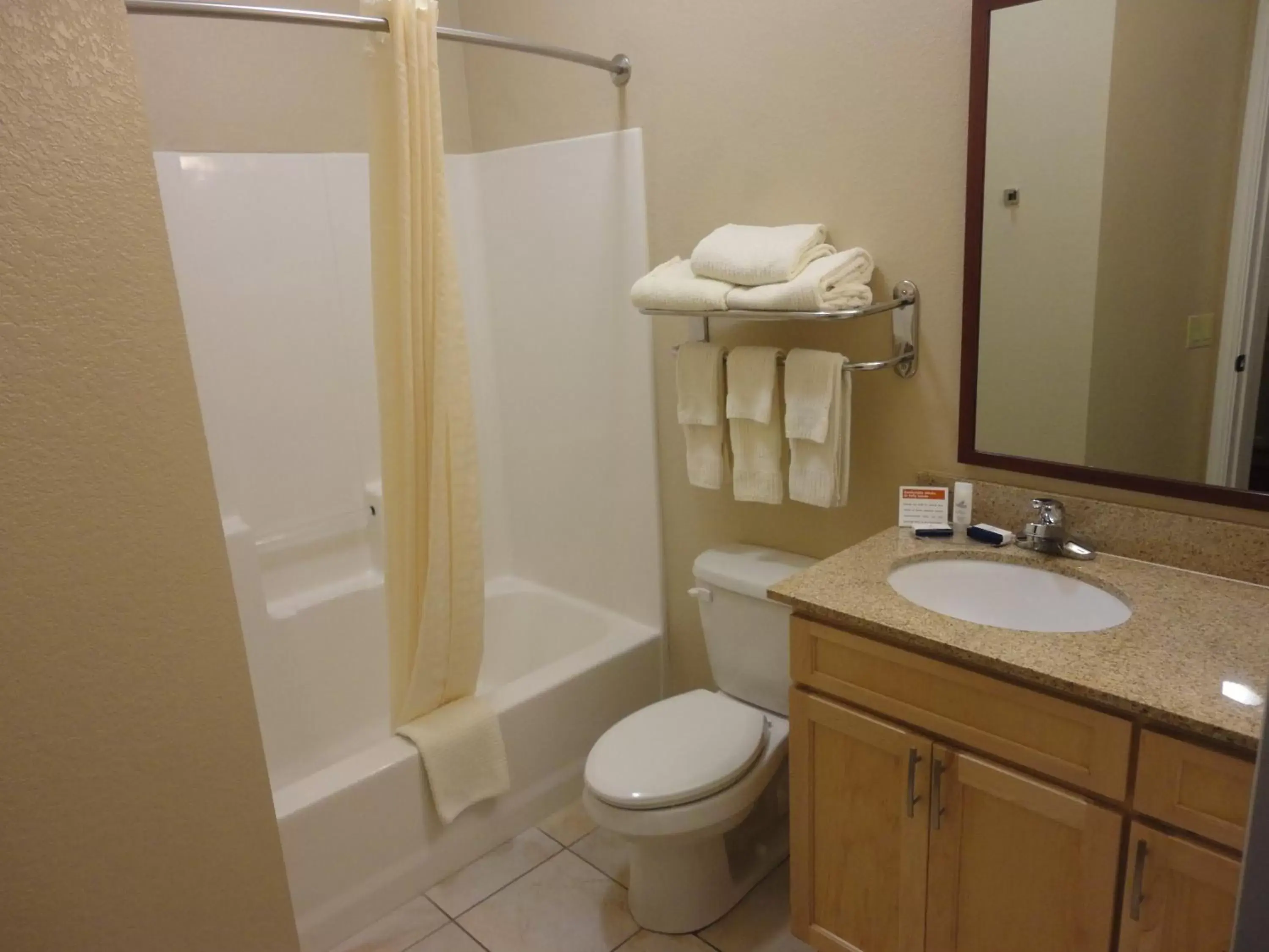 Bathroom in Candlewood Suites Houston The Woodlands, an IHG Hotel