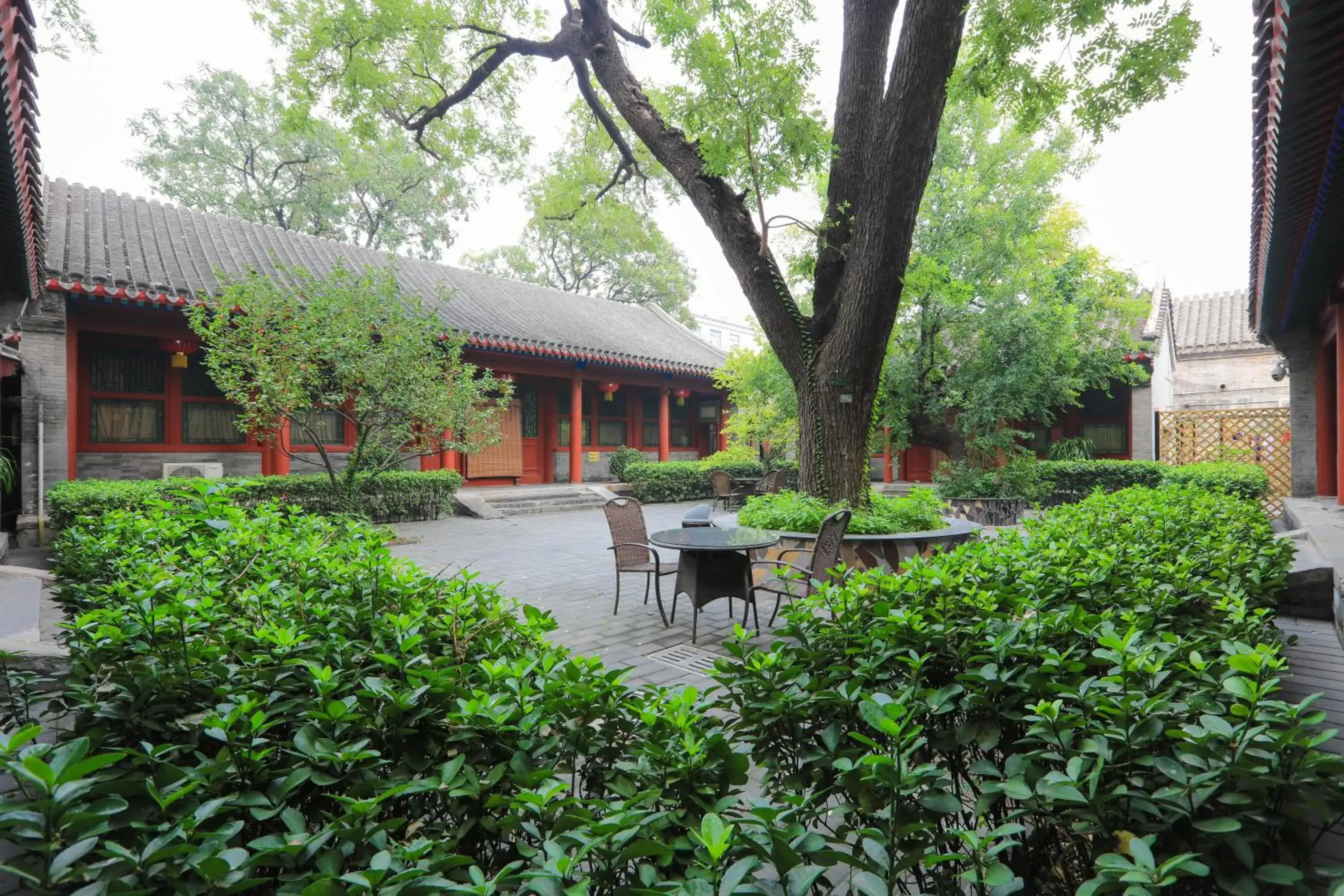 Garden view, Property Building in Beijing Jingyuan Courtyard Hotel