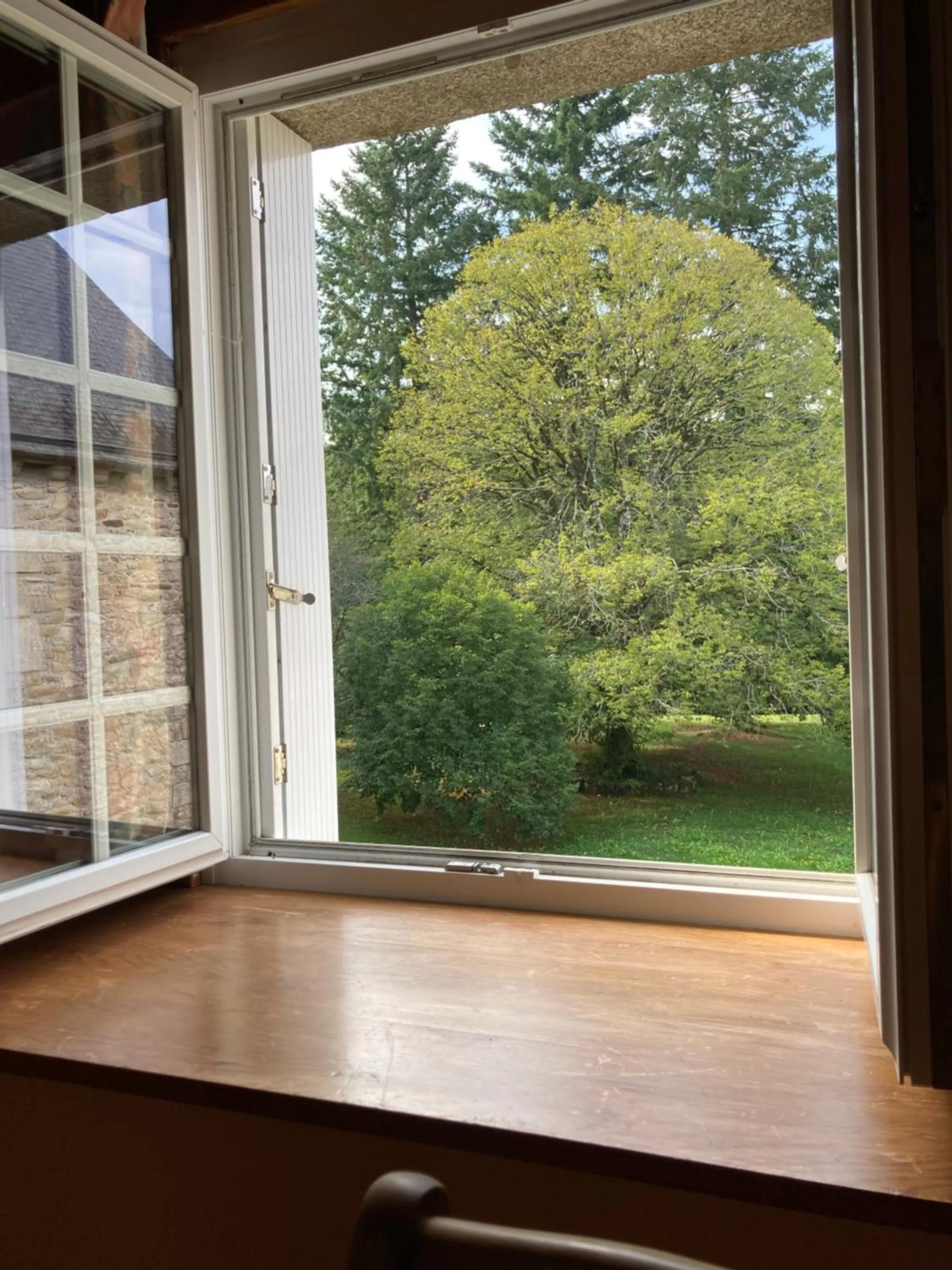 Garden view in Manoir de Saint-Fiacre