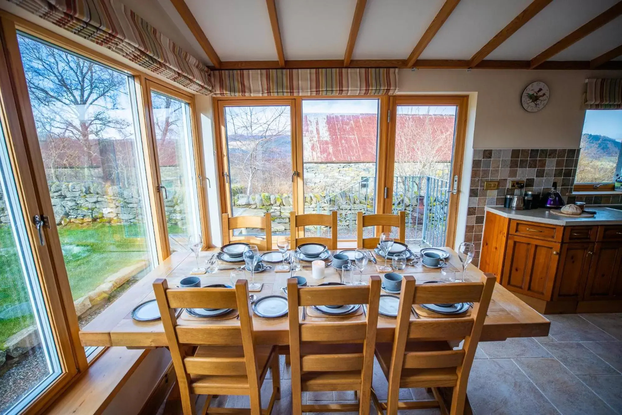 Dining area, Restaurant/Places to Eat in Errichel House and Cottages