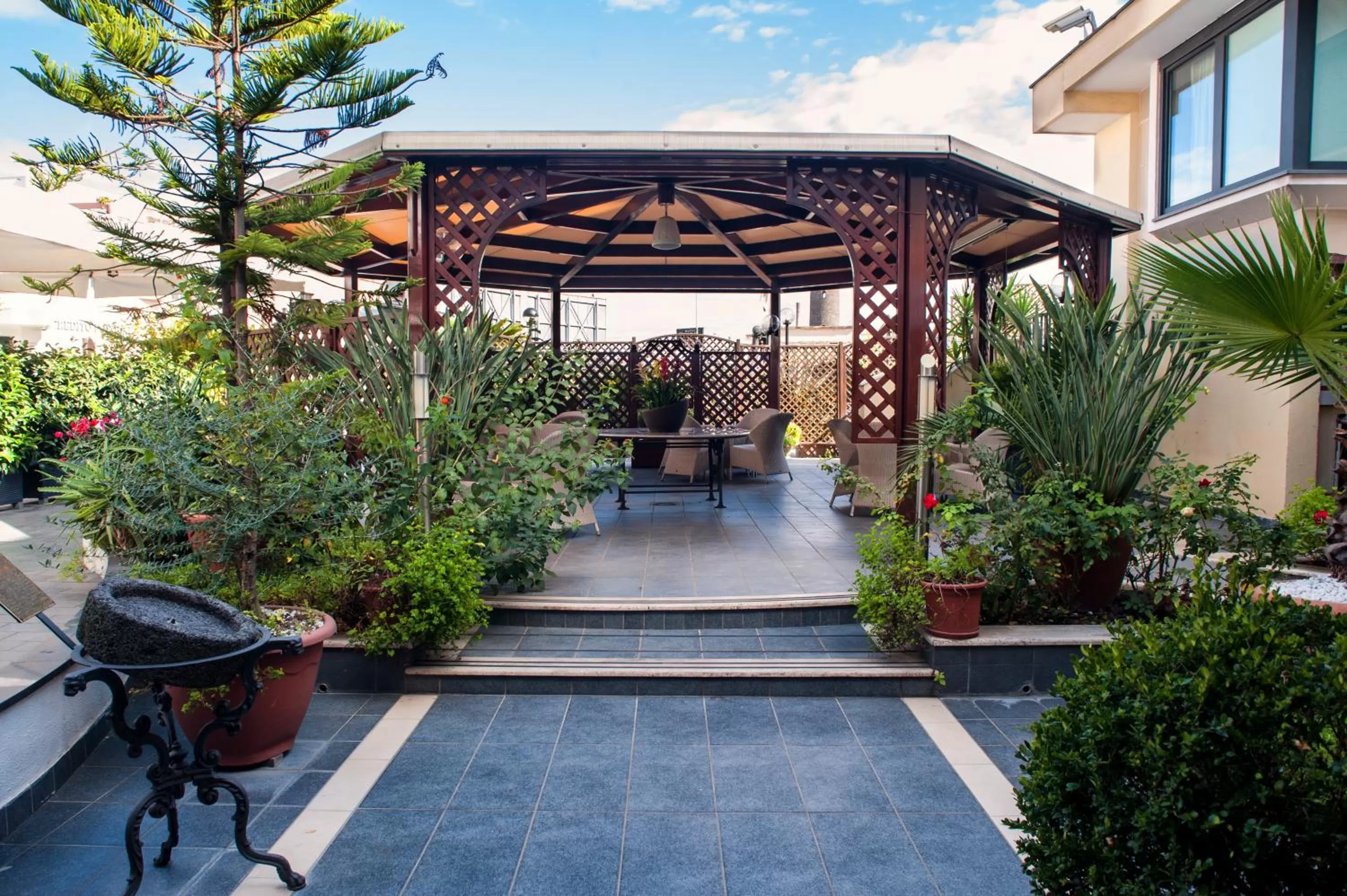 Garden in Magri's Hotel