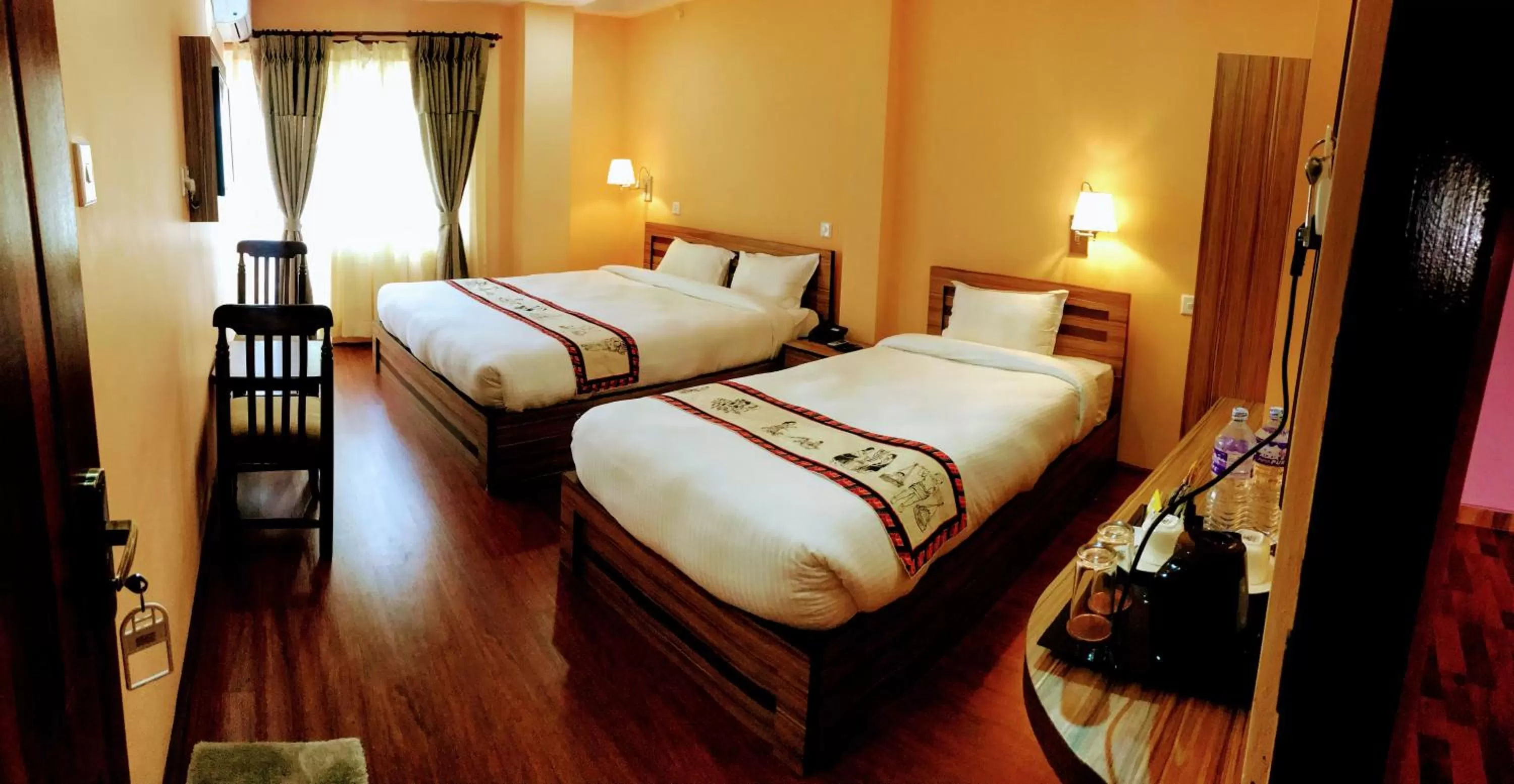 Photo of the whole room, Bed in Kathmandu Garden Home