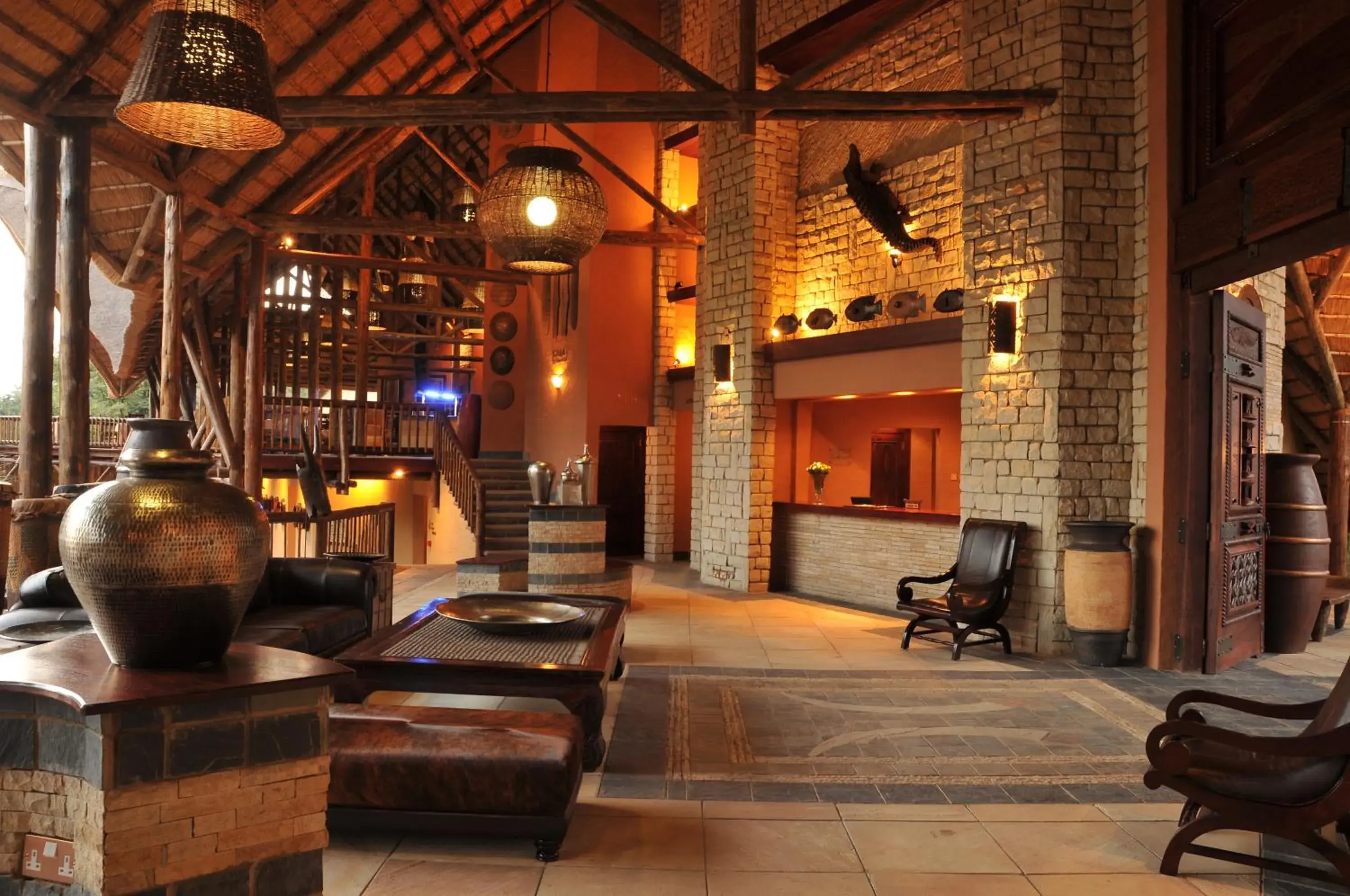 Lobby or reception, Lobby/Reception in Aha The David Livingstone Safari Lodge & Spa