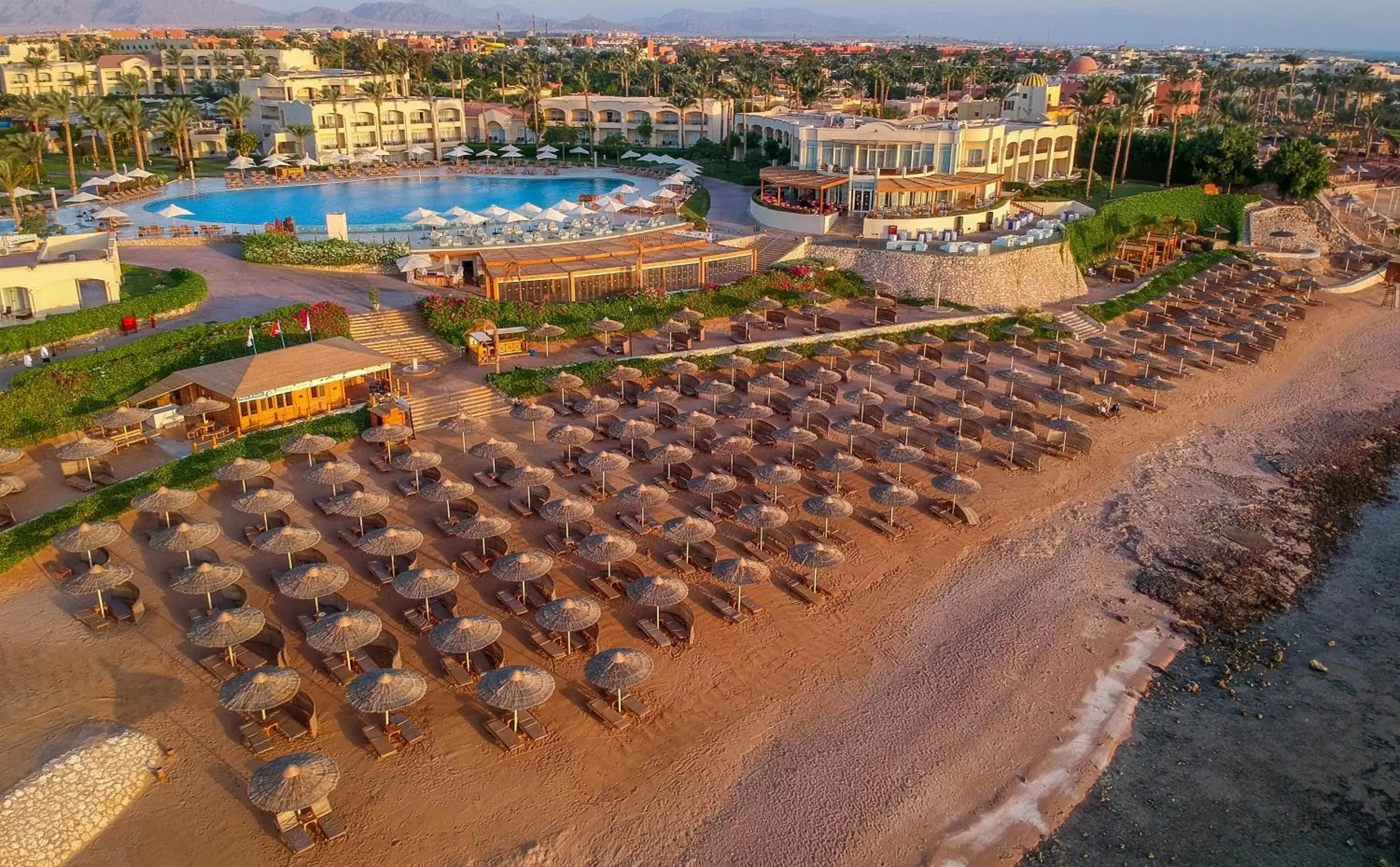 Beach, Bird's-eye View in Cleopatra Luxury Resort Sharm El Sheikh