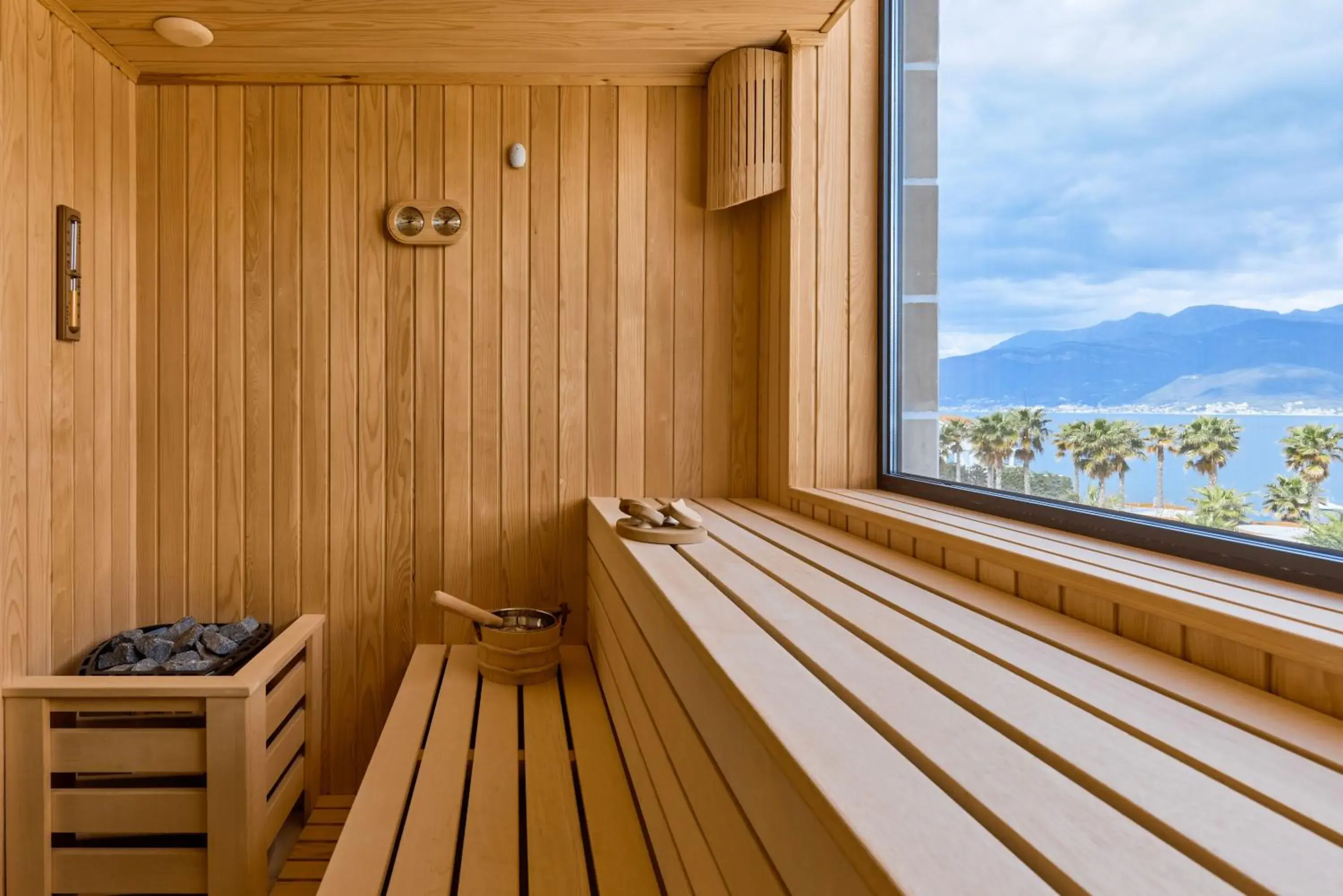 Sauna in Nikki Beach Montenegro