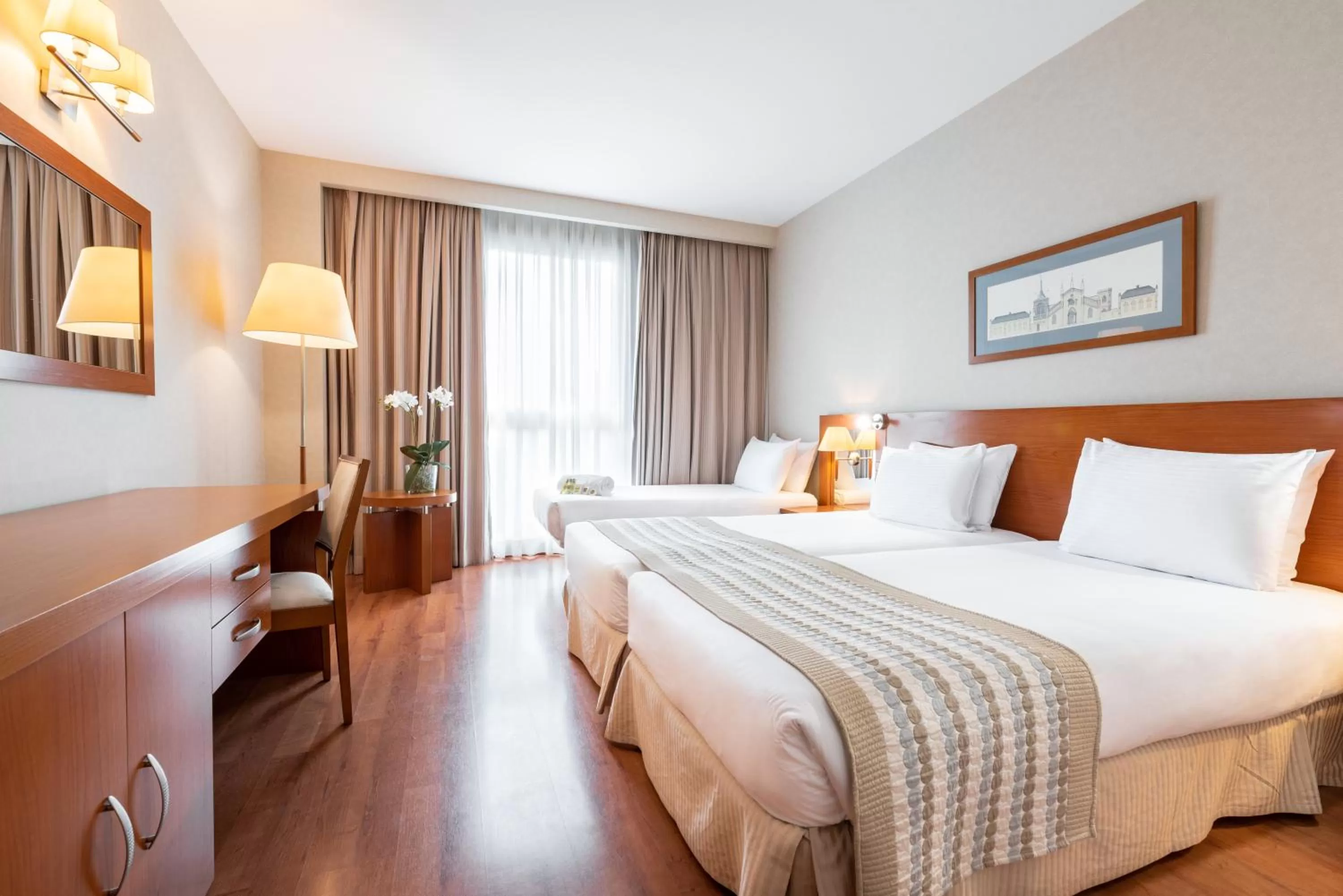 Bedroom, Bed in Eurostars San Lazaro