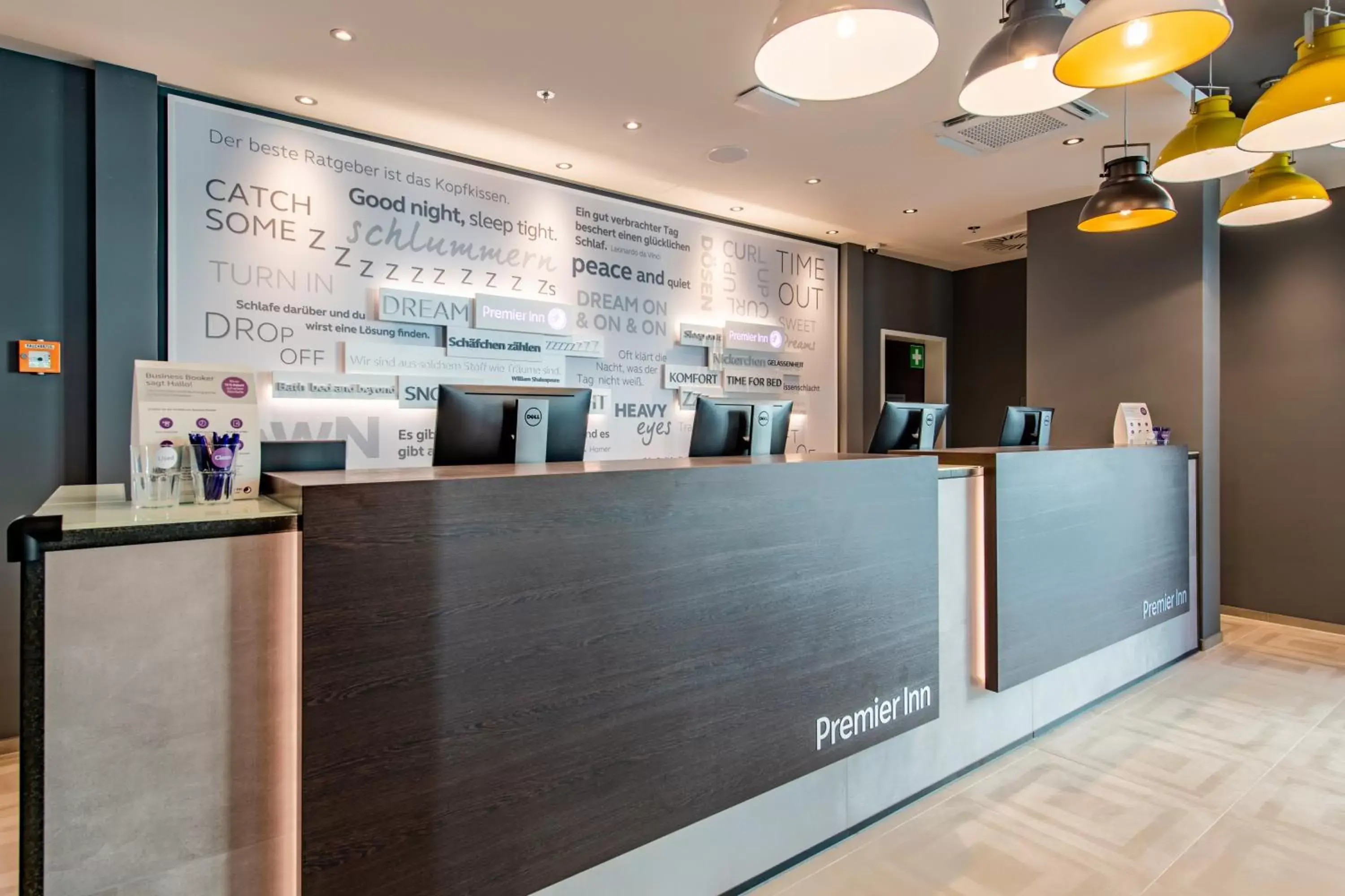 Lobby or reception in Premier Inn Stuttgart City Centre Lobby or reception in Premier Inn Stuttgart City Centre