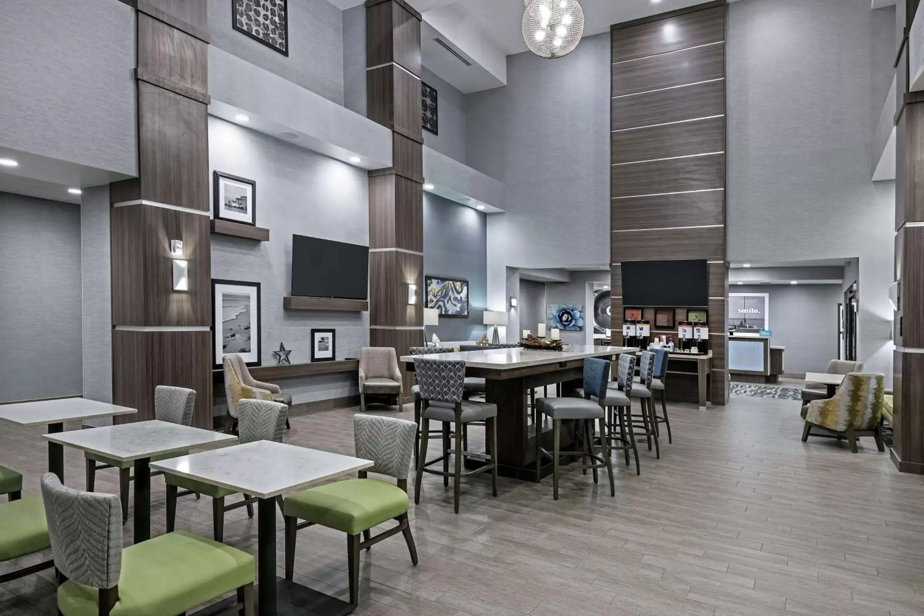 Lobby or reception, Restaurant/Places to Eat in Hampton Inn & Suites By Hilton-Corpus Christi Portland,Tx