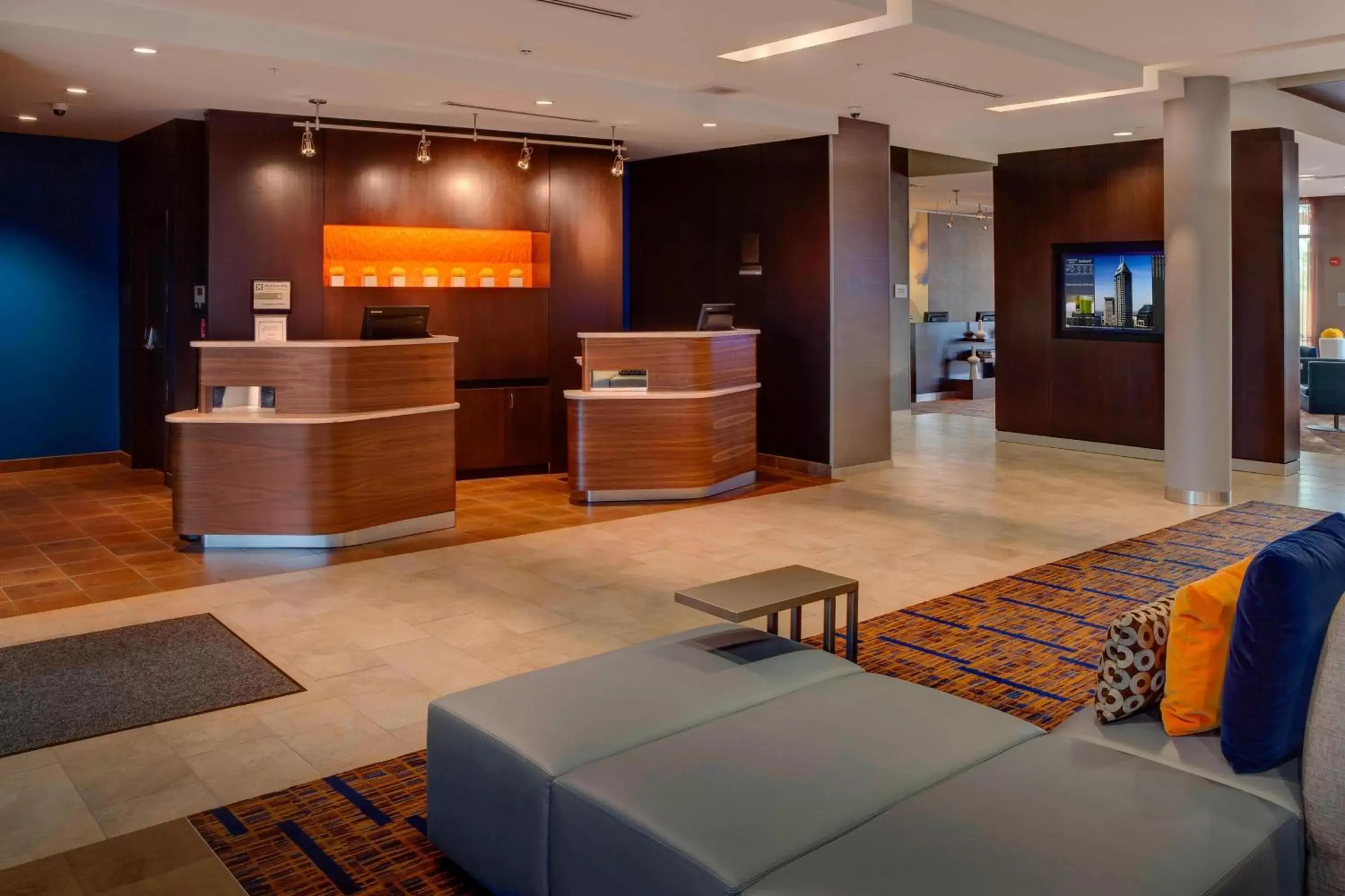 Property building, Lobby/Reception in Courtyard by Marriott Indianapolis Noblesville