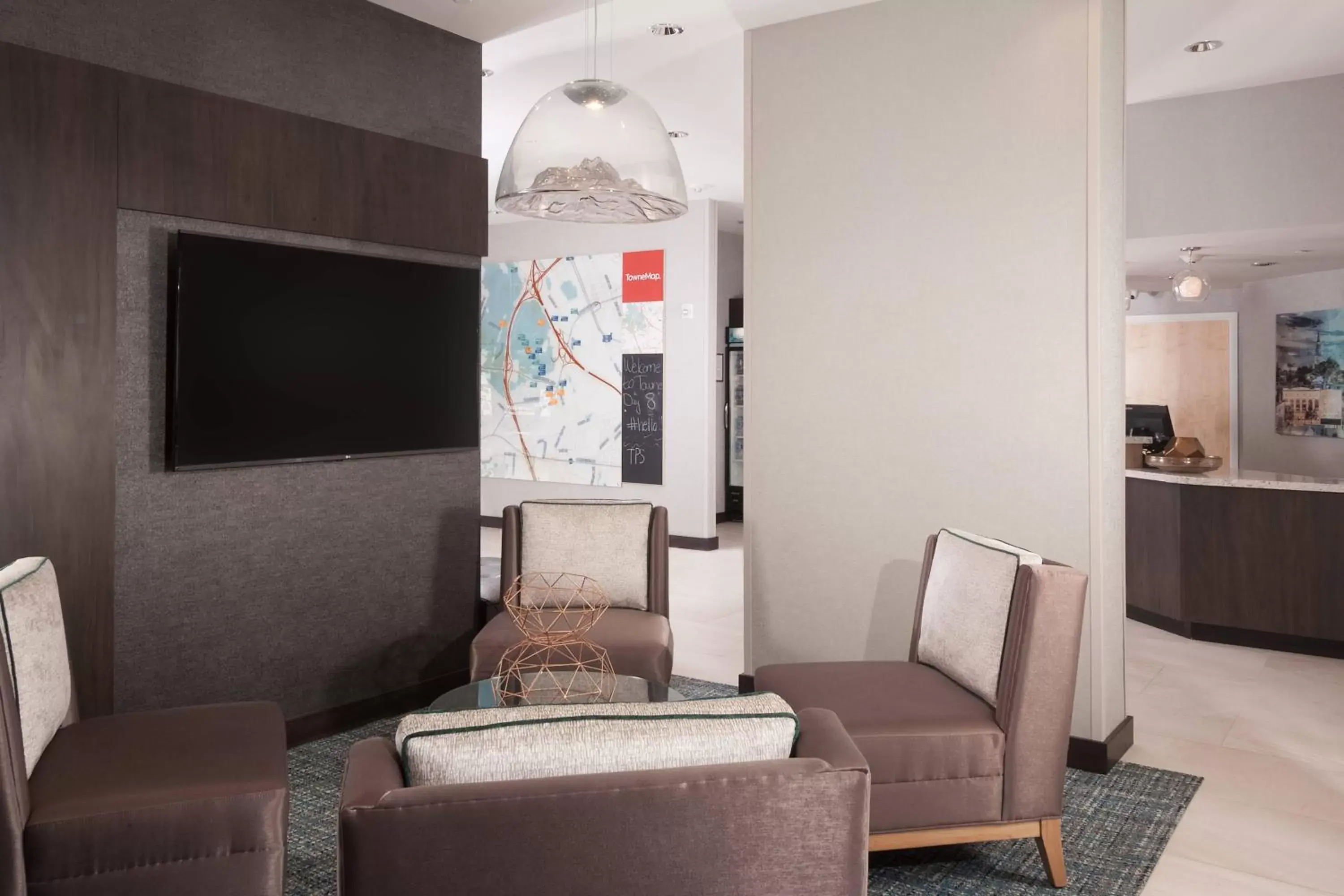 Lobby or reception, Seating Area in TownePlace Suites by Marriott Charleston Airport/Convention Center