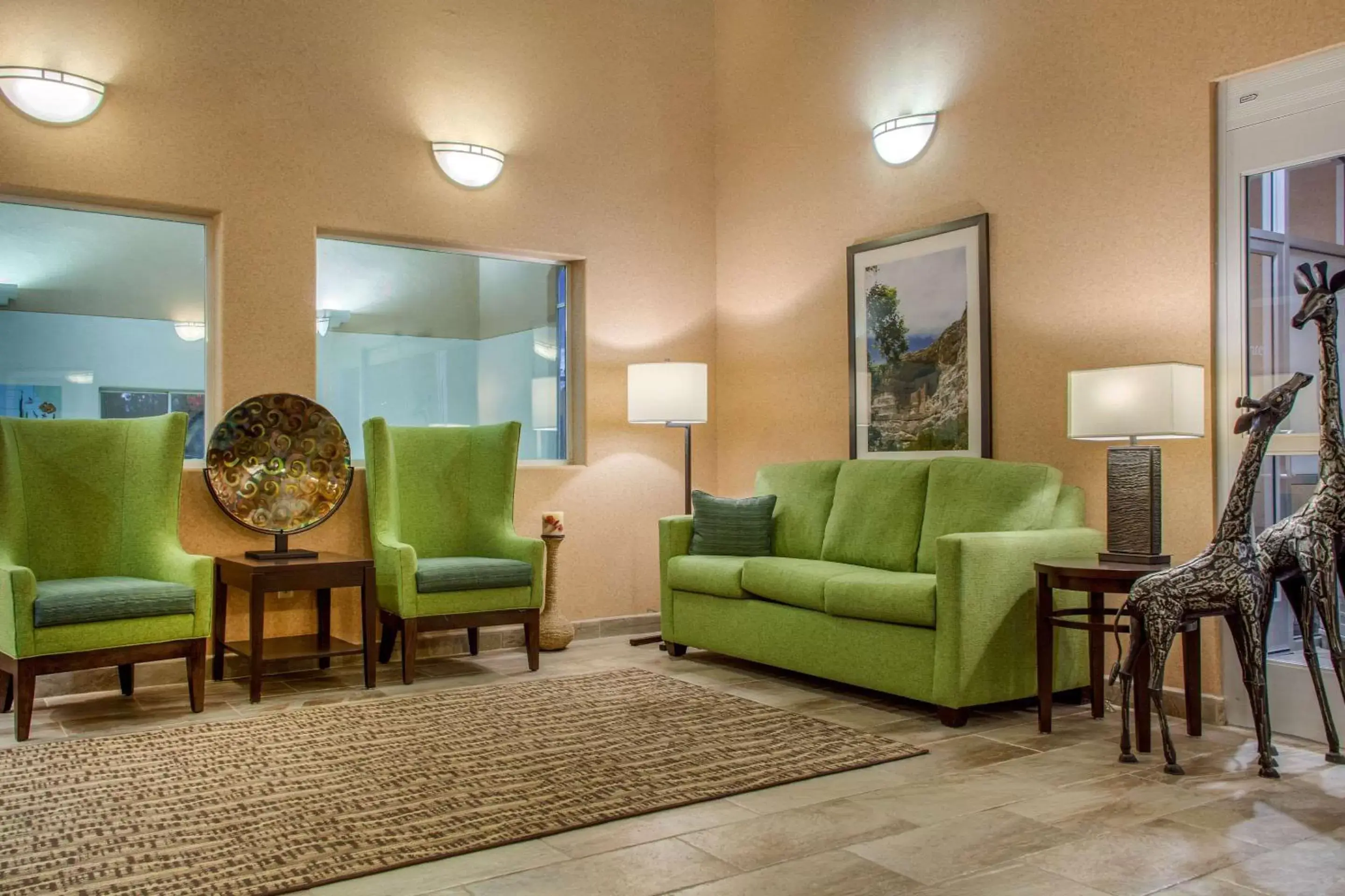 Lobby or reception, Seating Area in Comfort Inn & Suites I-25 near Spaceport America