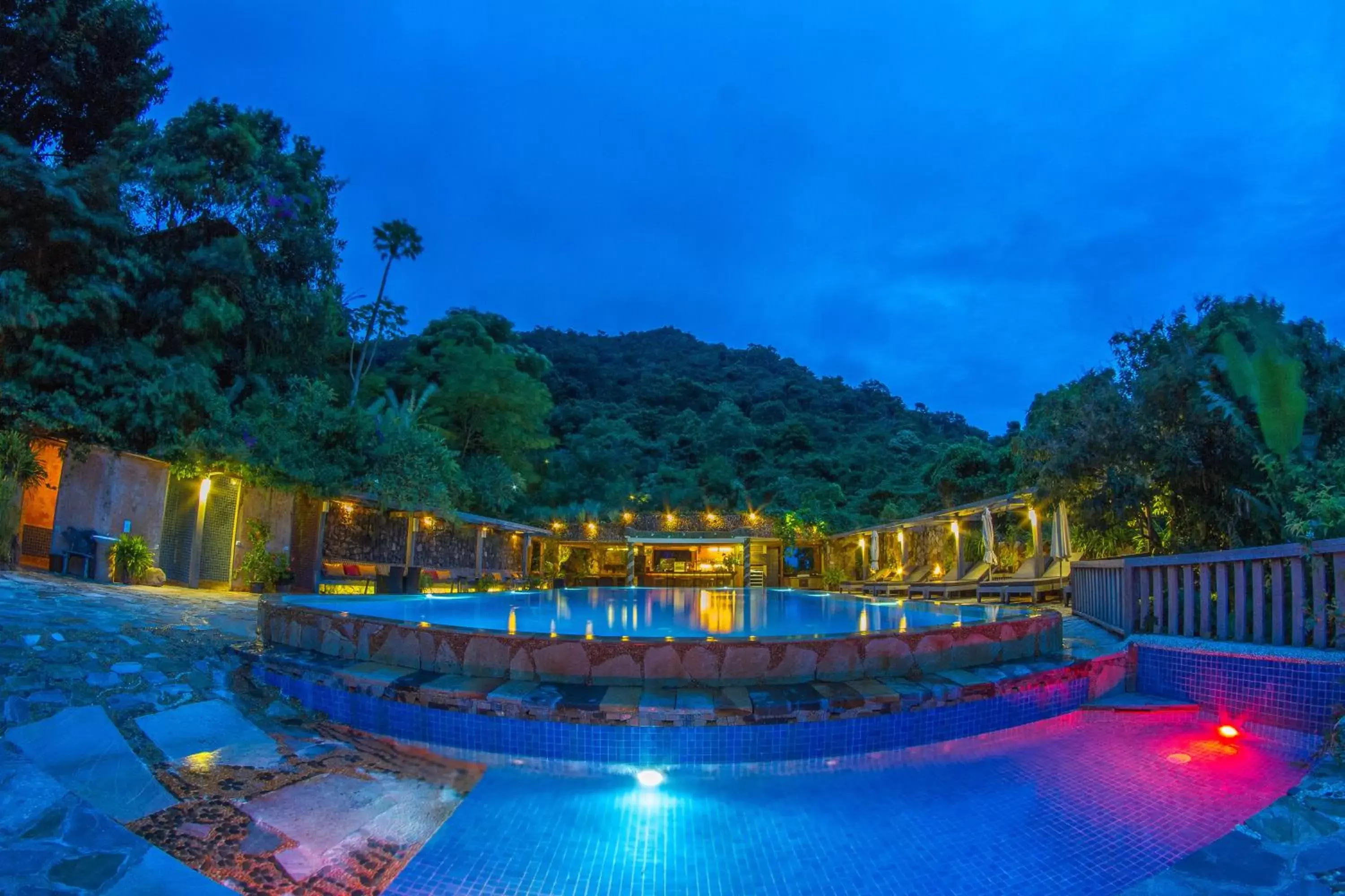 Night, Swimming Pool in Veranda Natural Resort