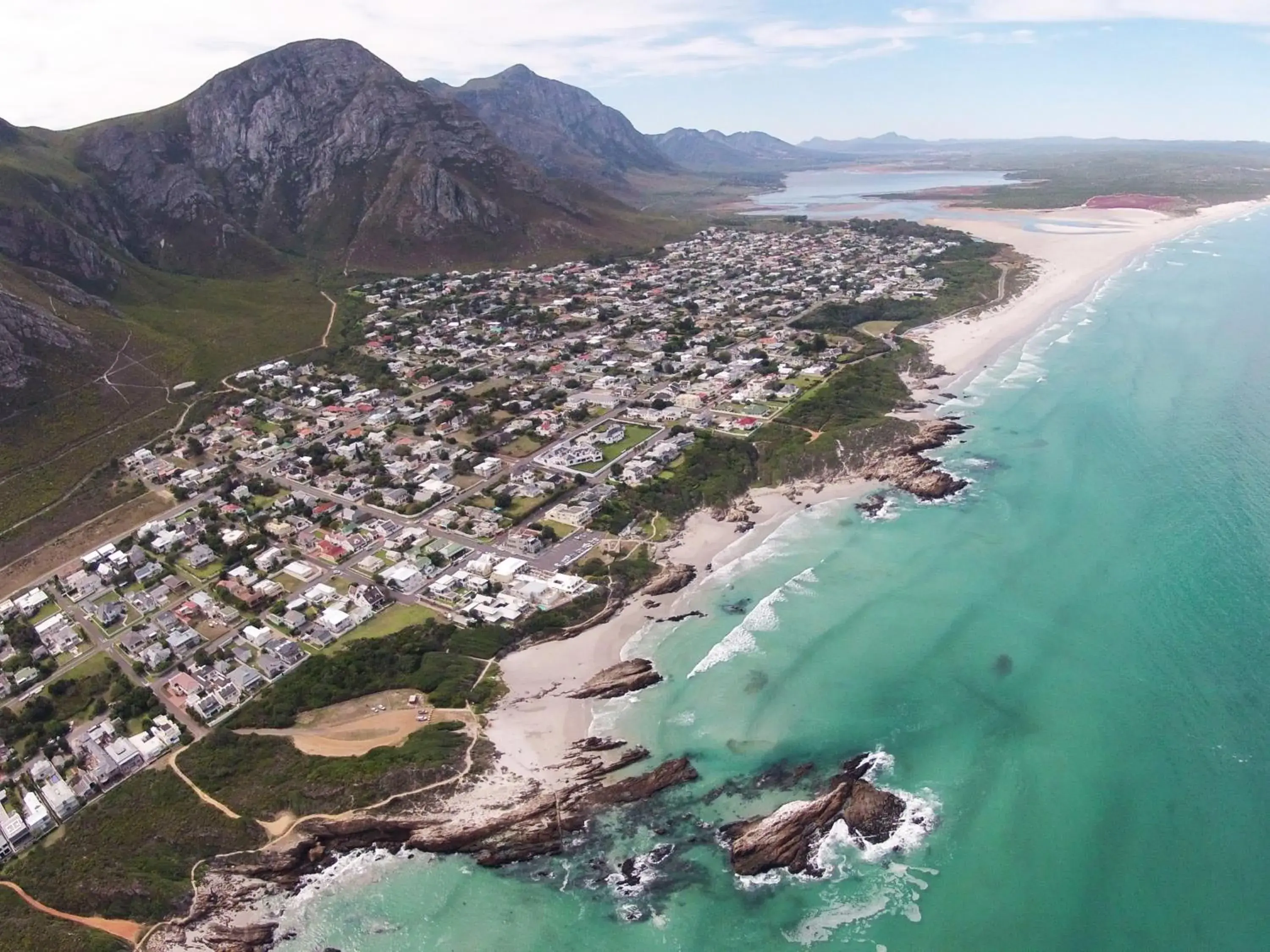 Bird's eye view, Bird's-eye View in Hermanus Beachfront Lodge