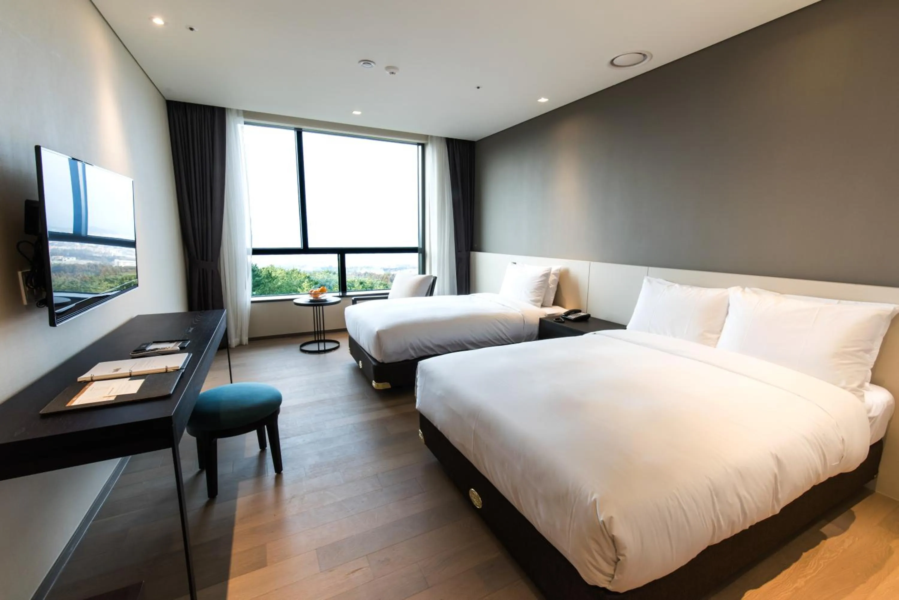 Bedroom, Bed in Hotel Nanta Jeju