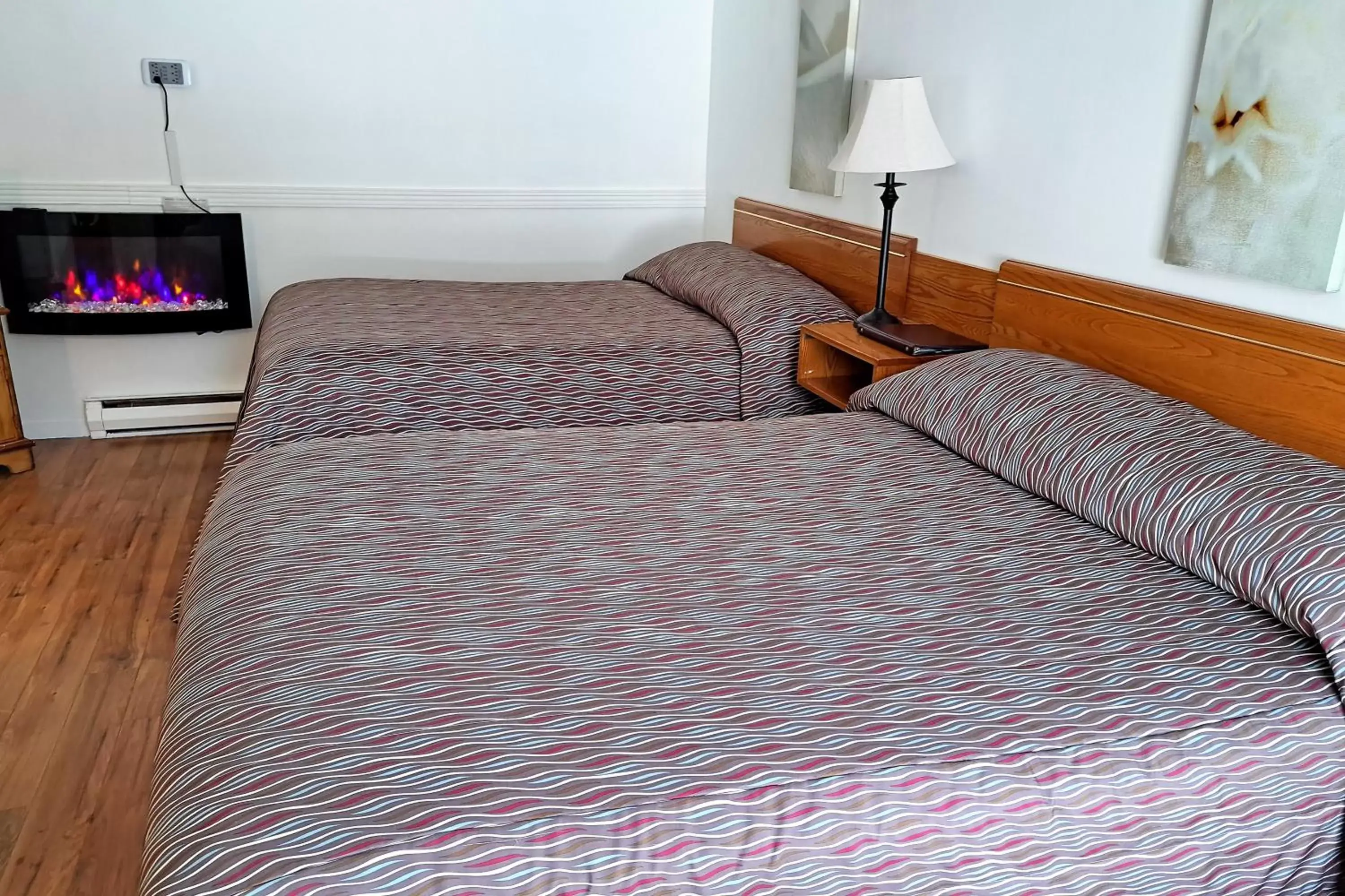 Bed in Motel Bonsoir