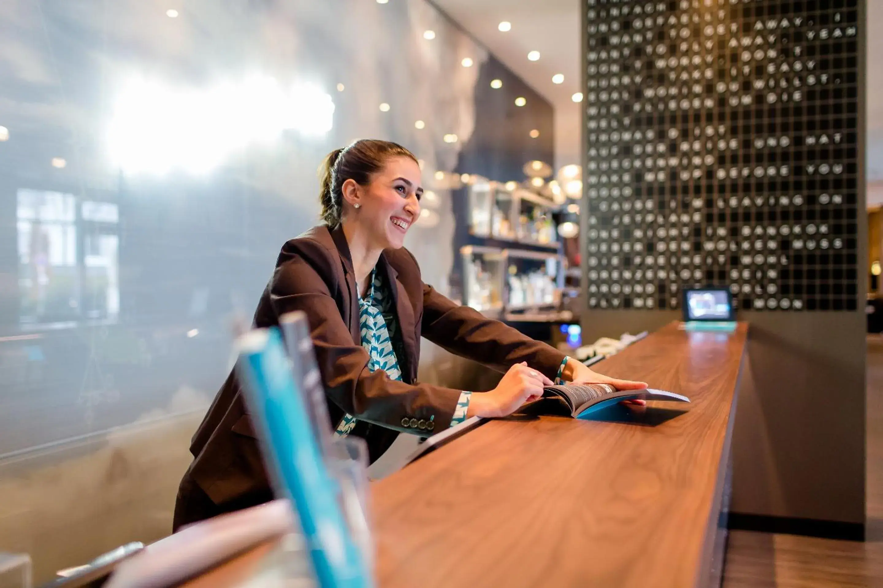 Lobby or reception, Lobby/Reception in Motel One Frankfurt Airport