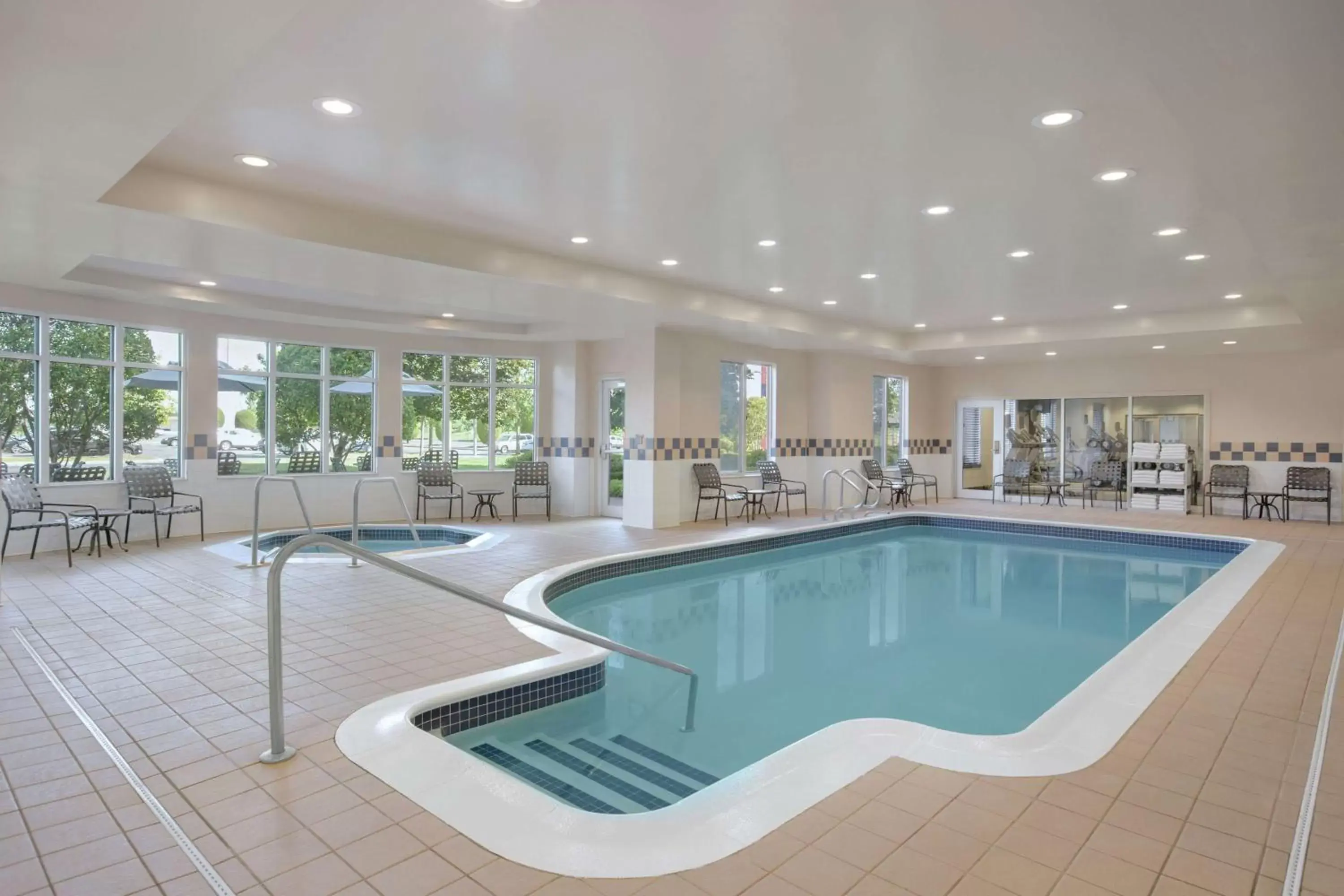 Pool view, Swimming Pool in Hilton Garden Inn Springfield, MA