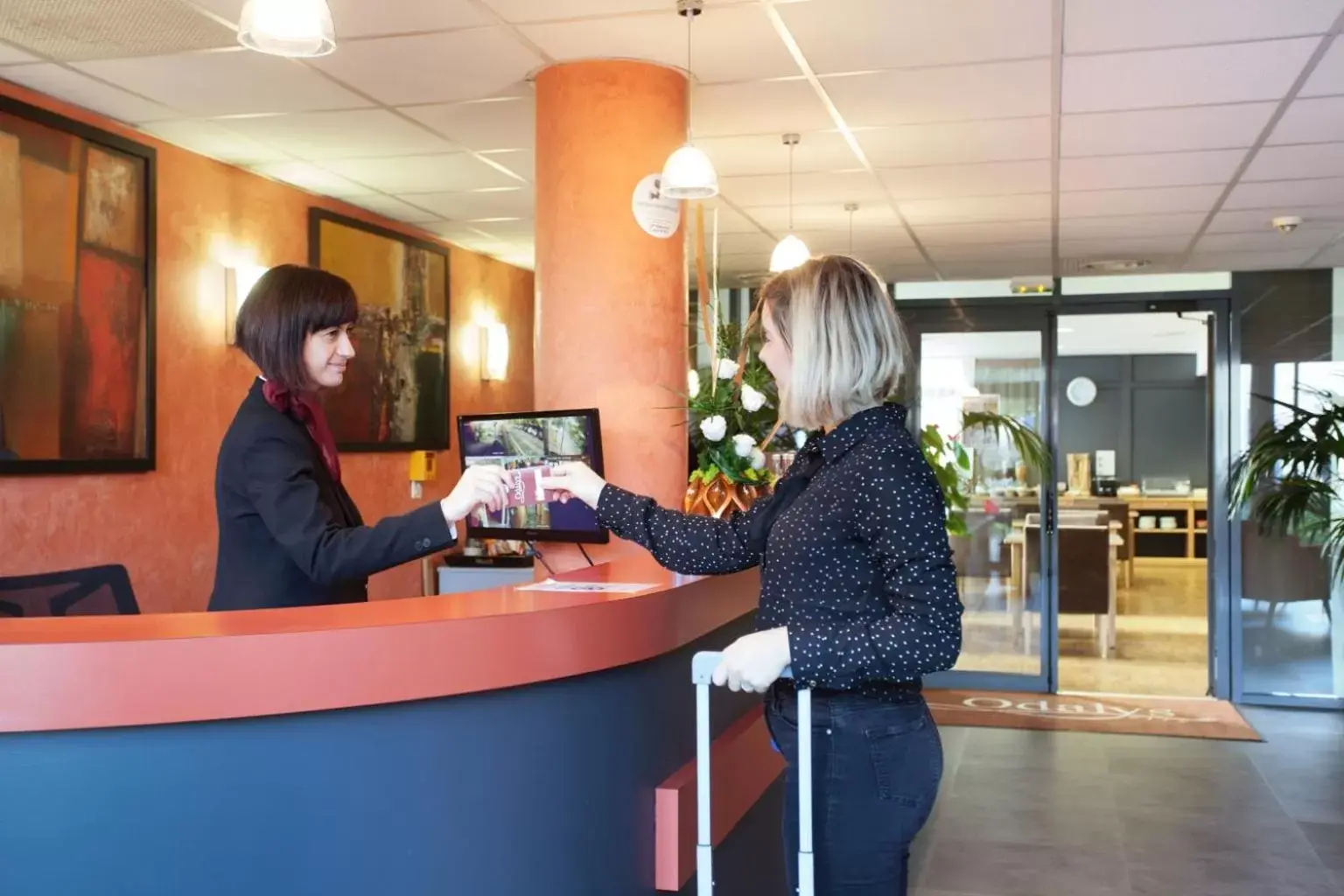 Lobby or reception, Lobby/Reception in Odalys City Lyon Bioparc