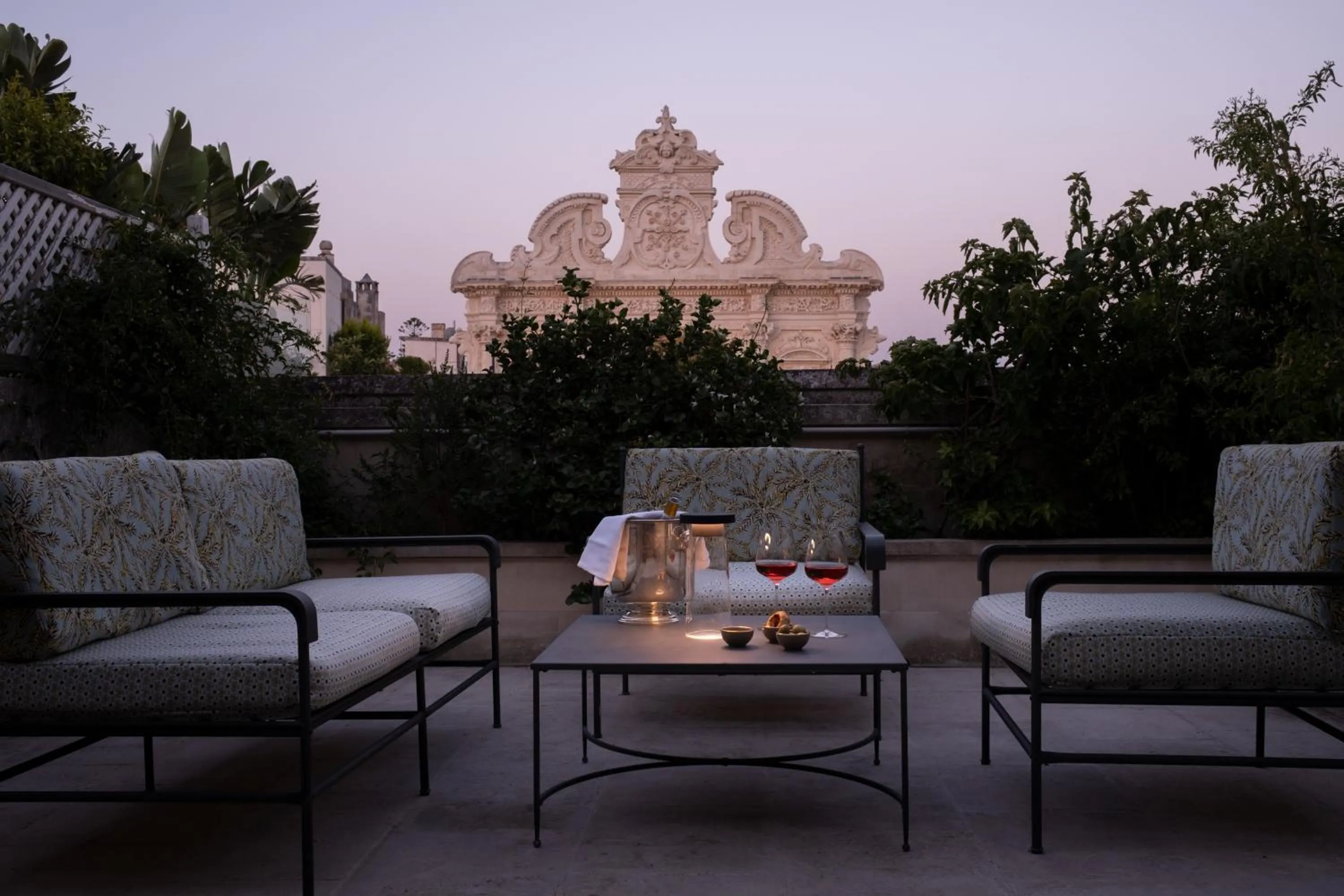 Balcony/Terrace in Patria Palace Lecce - The Leading Hotels of The World
