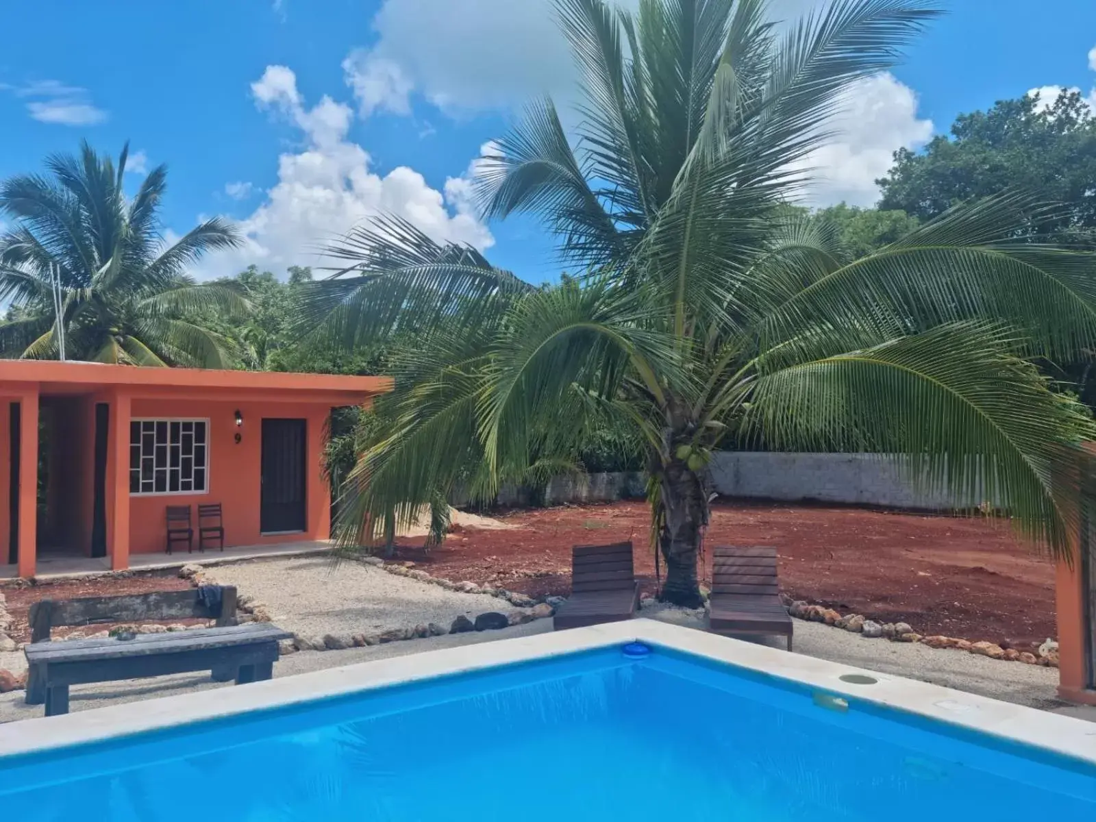 Swimming Pool in Bacalar Sunshine