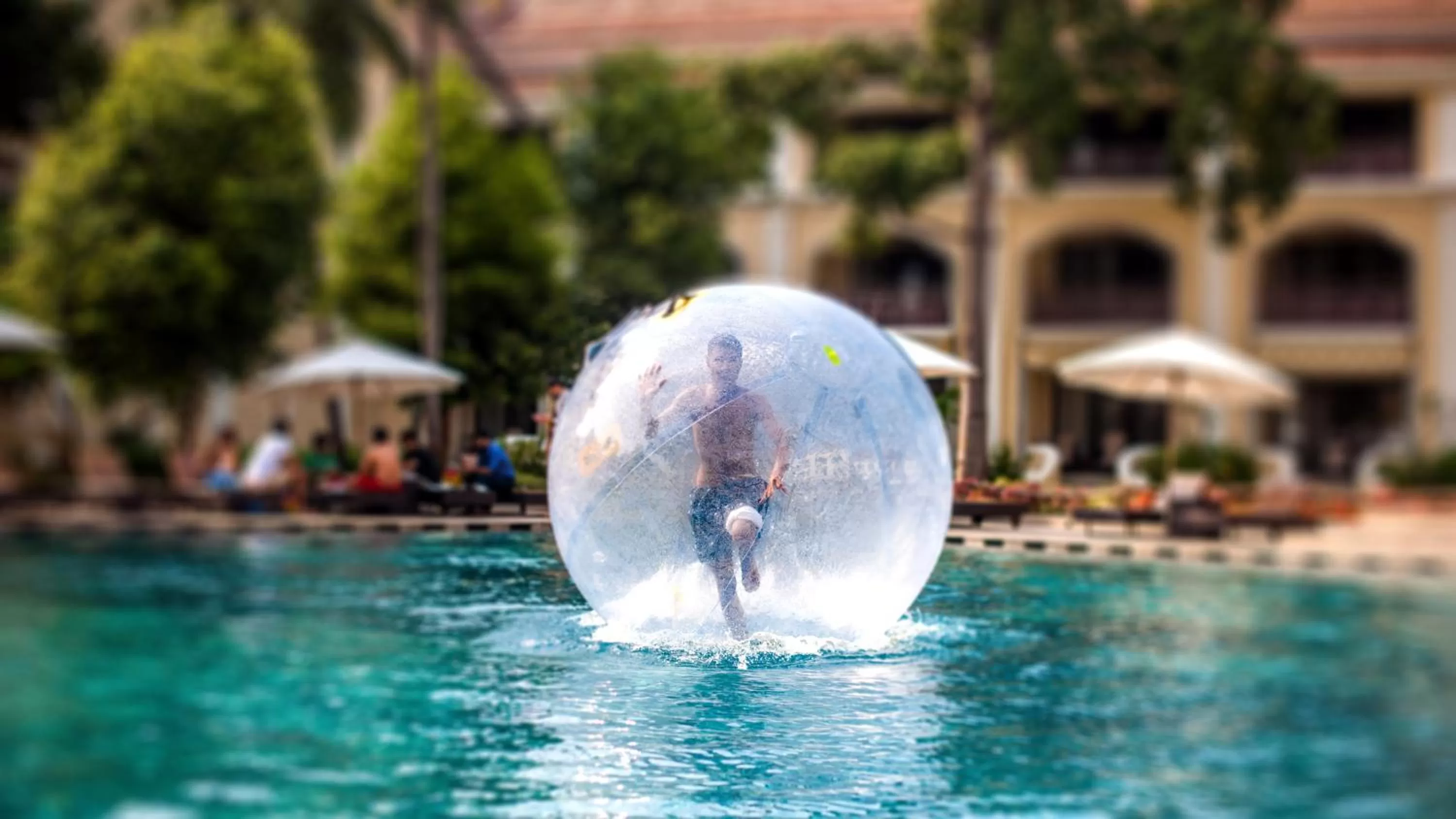 On site in Grand Hyatt Goa