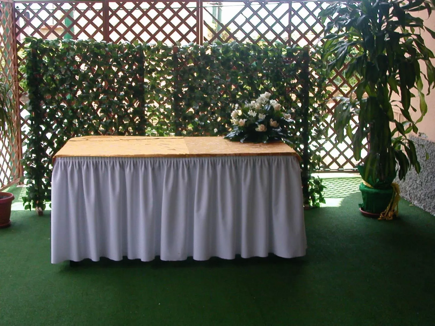 Balcony/Terrace in Hotel Ristorante La Mimosa