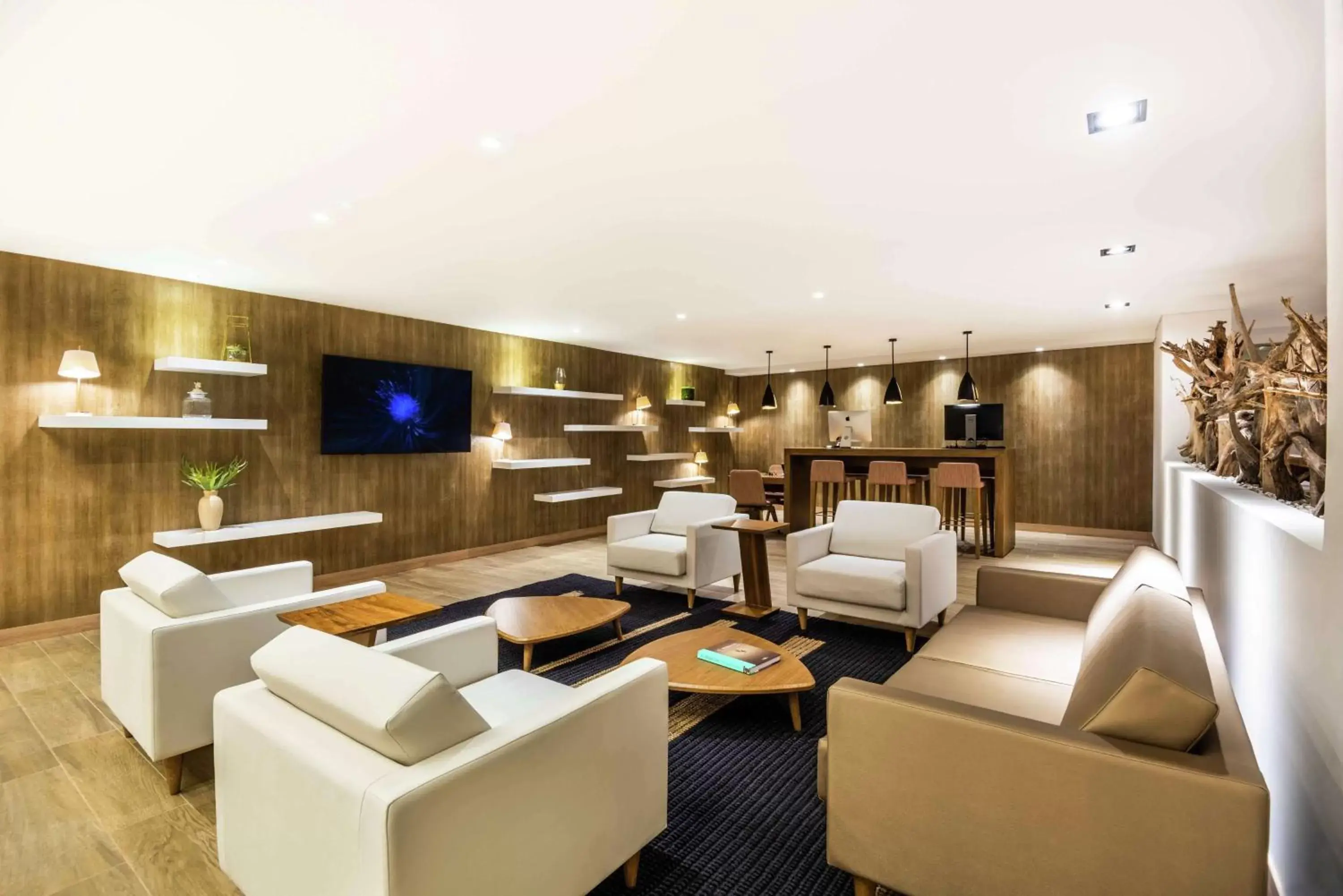 Lobby or reception, Lounge/Bar in Hilton Garden Inn Santa Marta