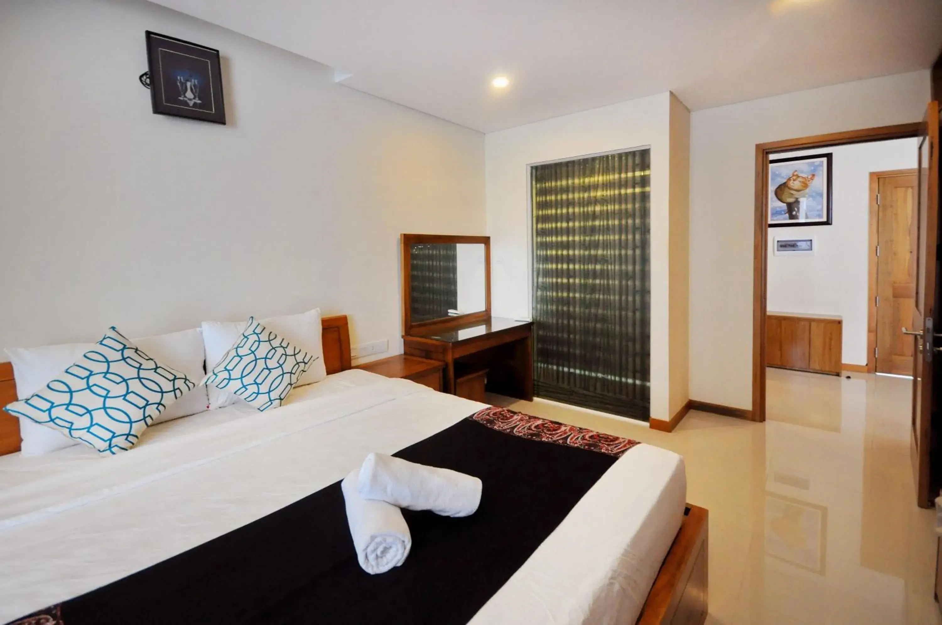 Bed in Holi Beach Hotel & Apartments