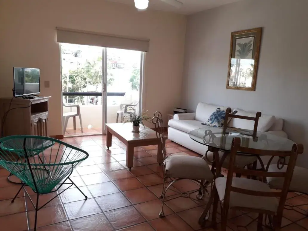 Seating Area in Suites Las Palmas