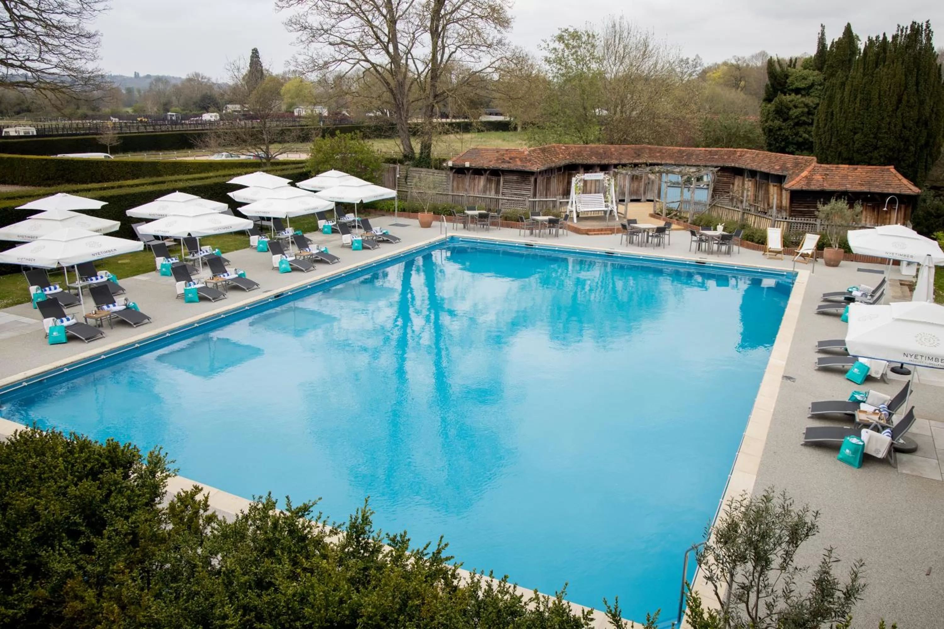 Pool view in Great Fosters - Near Windsor