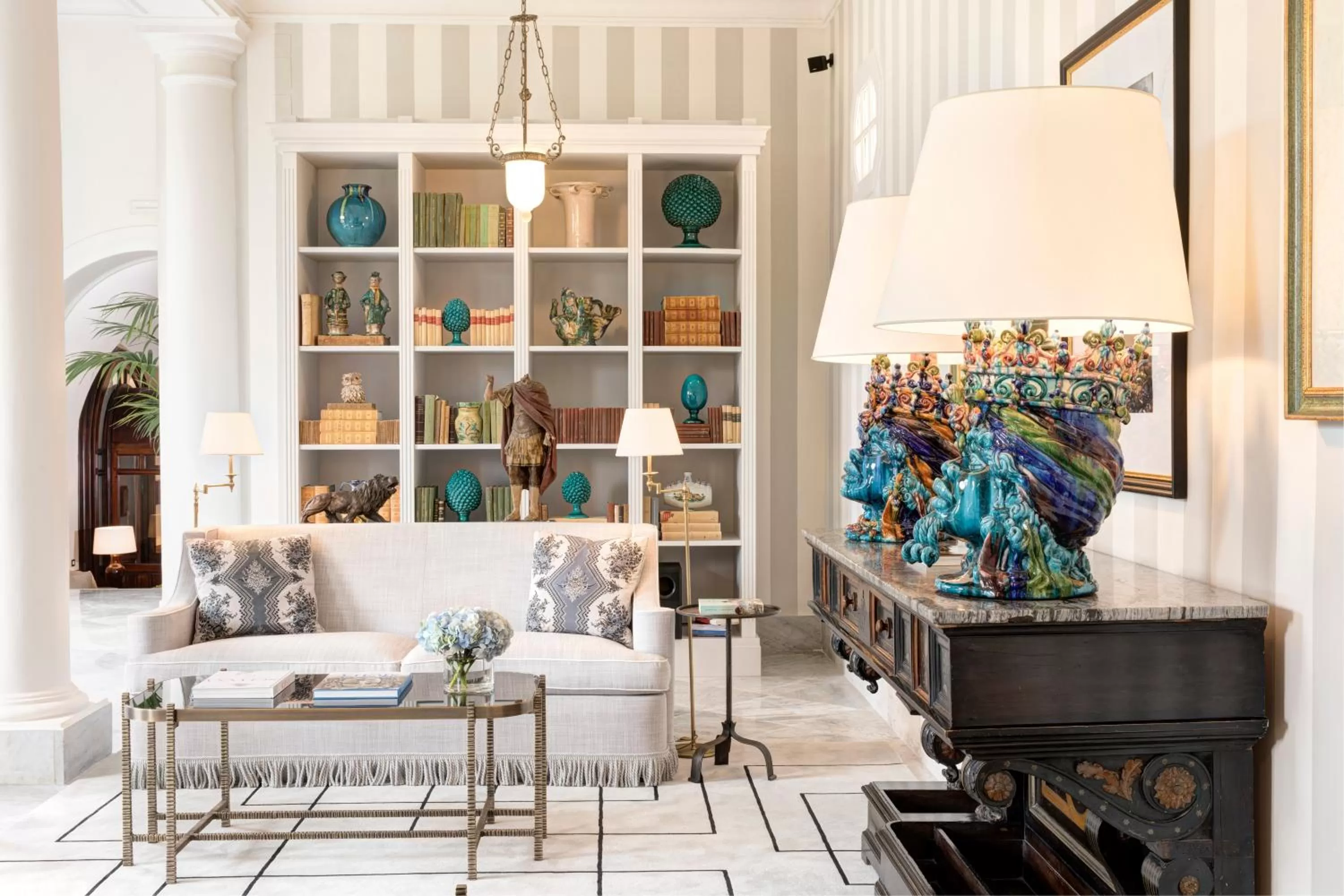 Lobby or reception in Rocco Forte Villa Igiea