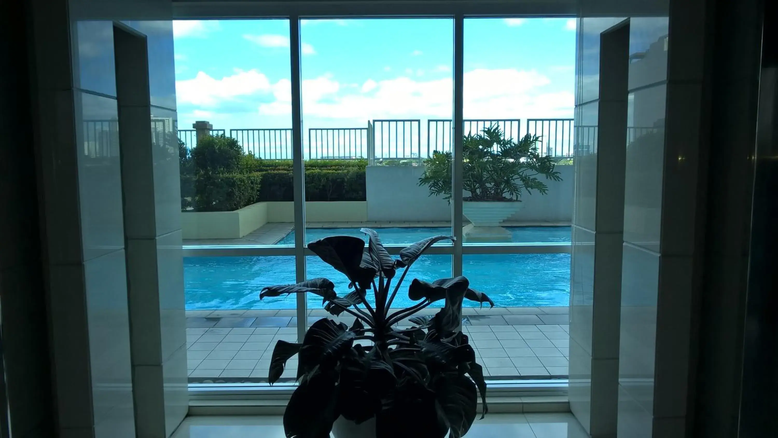 Pool View in Studio Deluxe Apartment in Princeton Residences