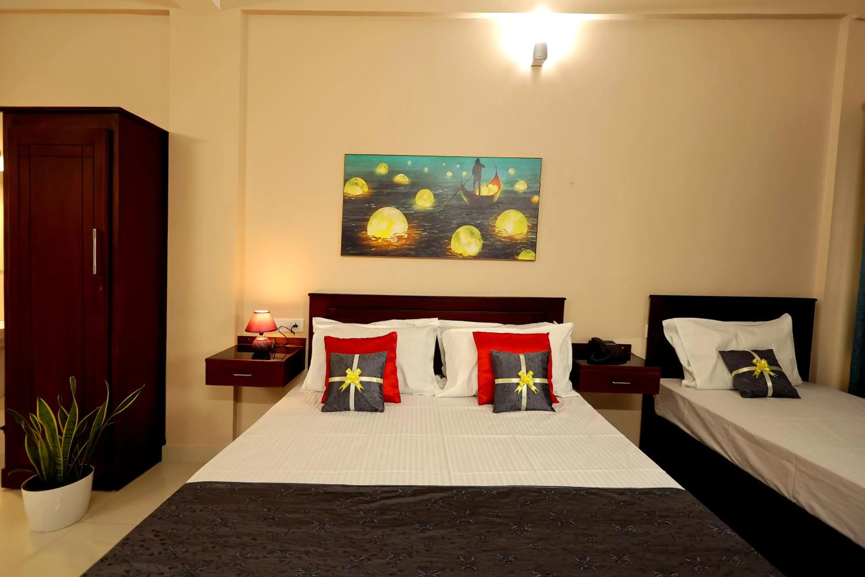 Bed in Isha Residency