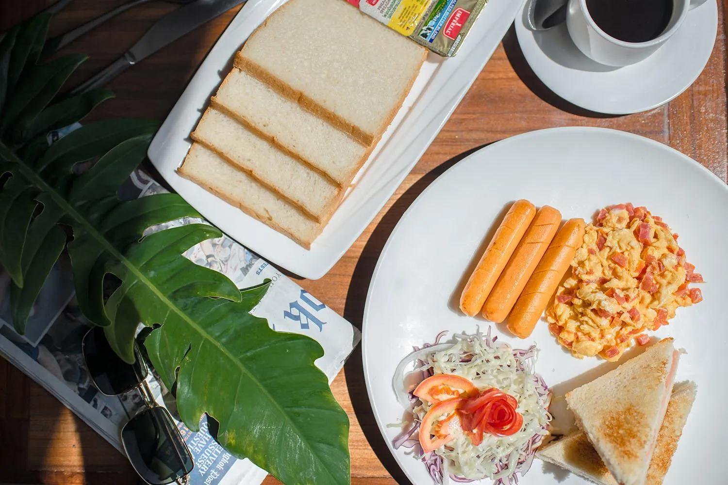 American breakfast in Grand Howard Hotel Bangkok