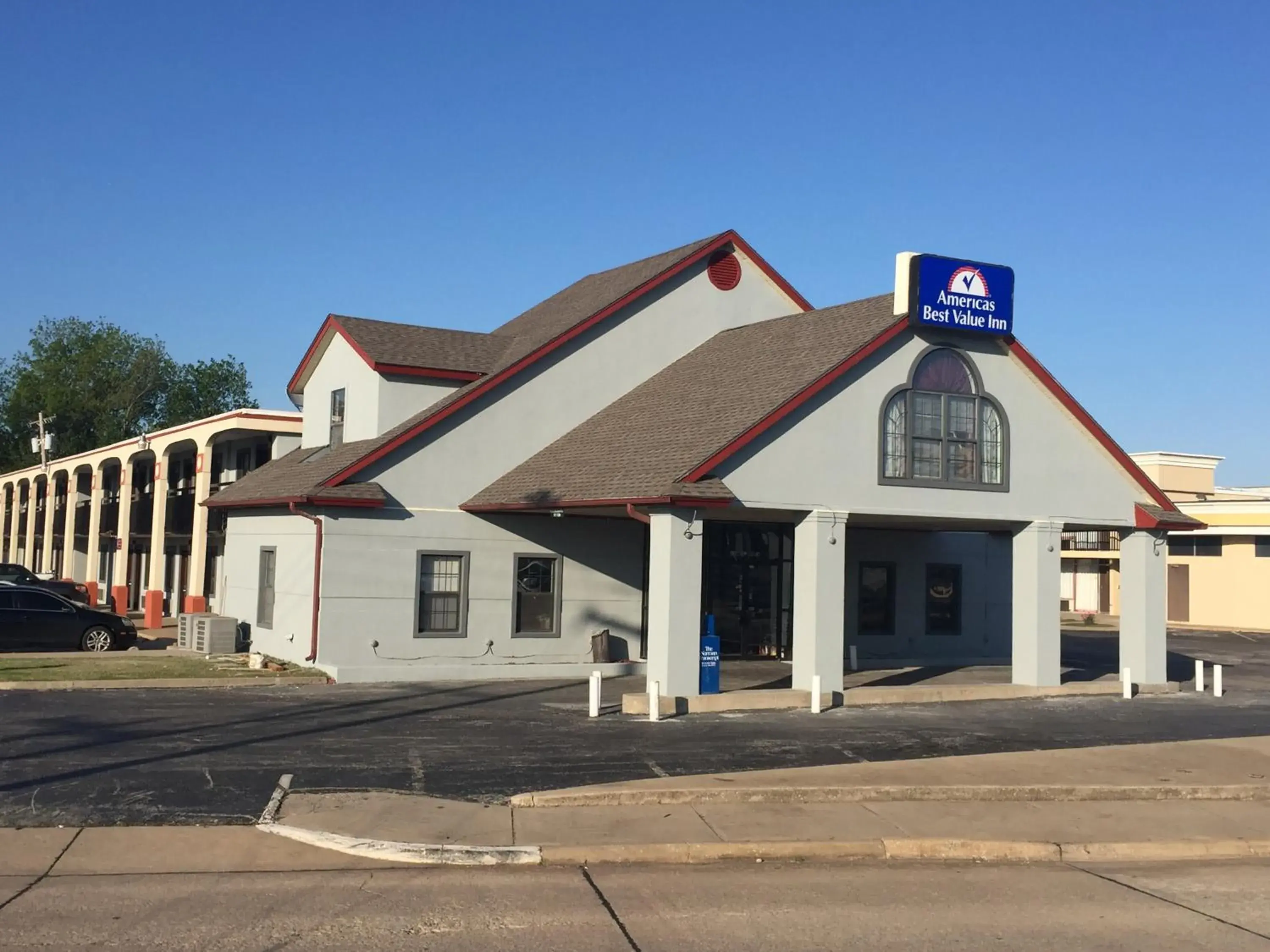 Facade/entrance, Property Building in Americas Best Value Inn Norman at Univ of Oklahoma