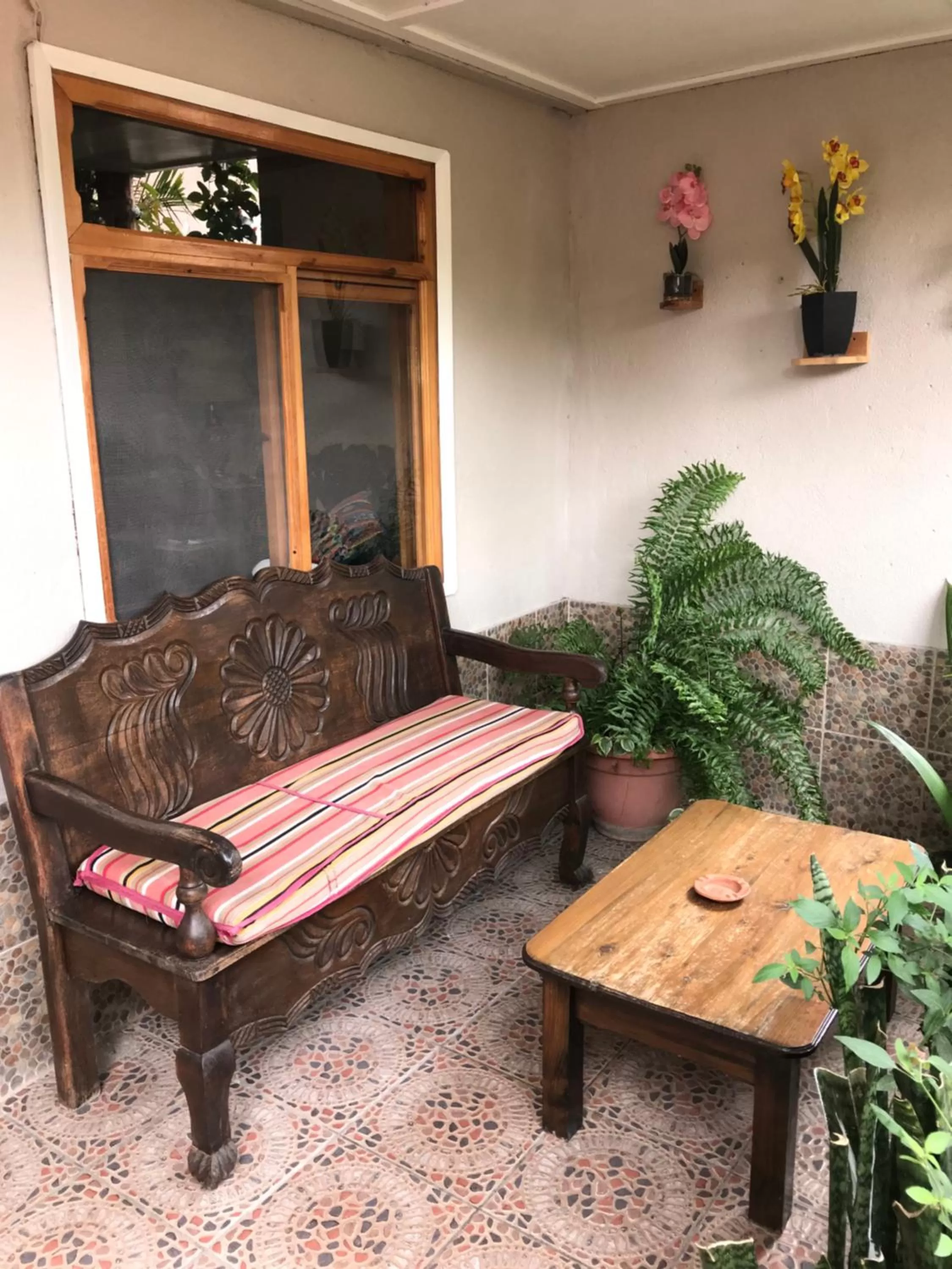 Patio in Hotel Utz Jay