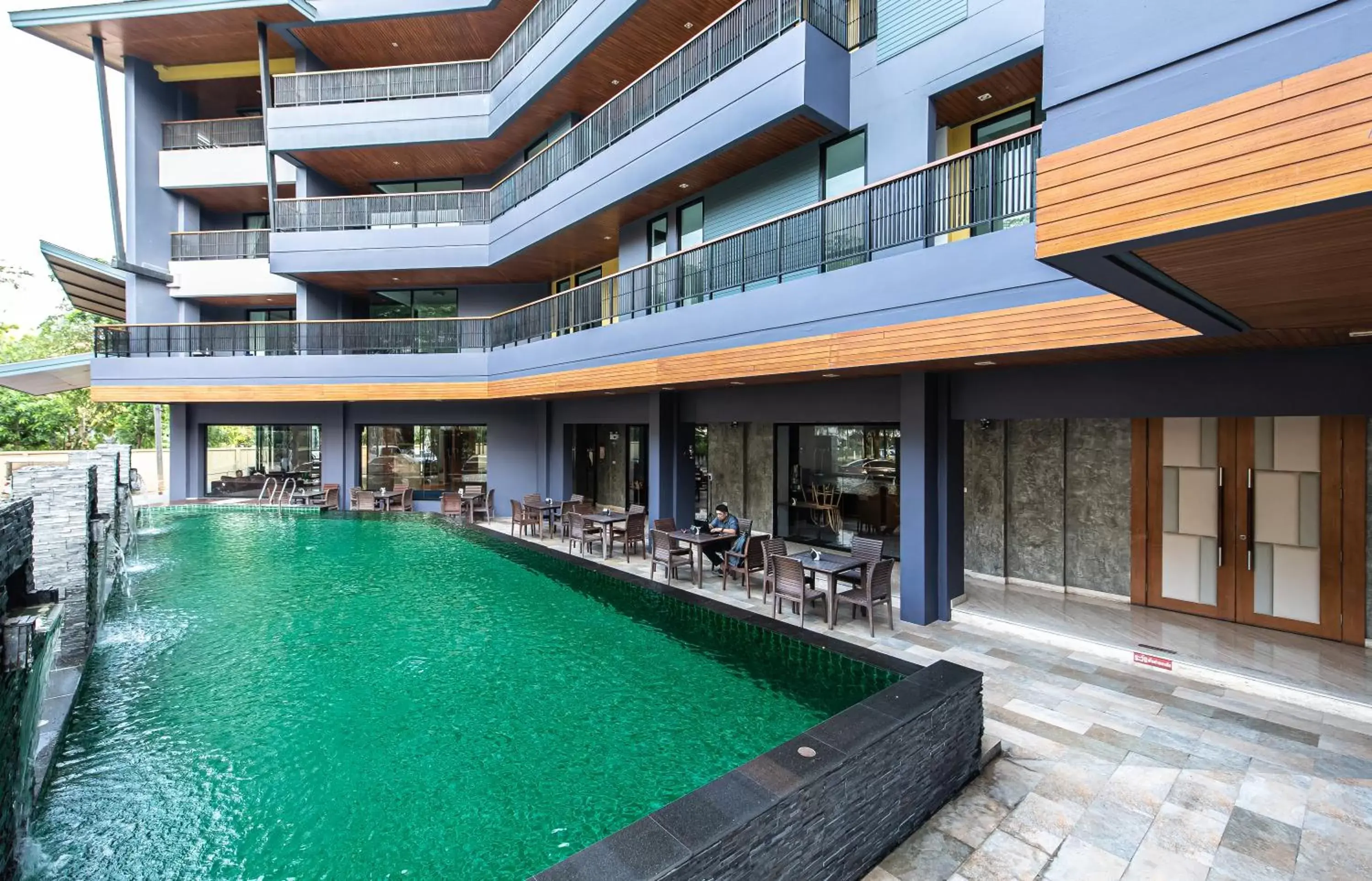 Swimming pool in The Proud Exclusive Hotel-SHA Plus Swimming pool in The Proud Exclusive Hotel-SHA Plus