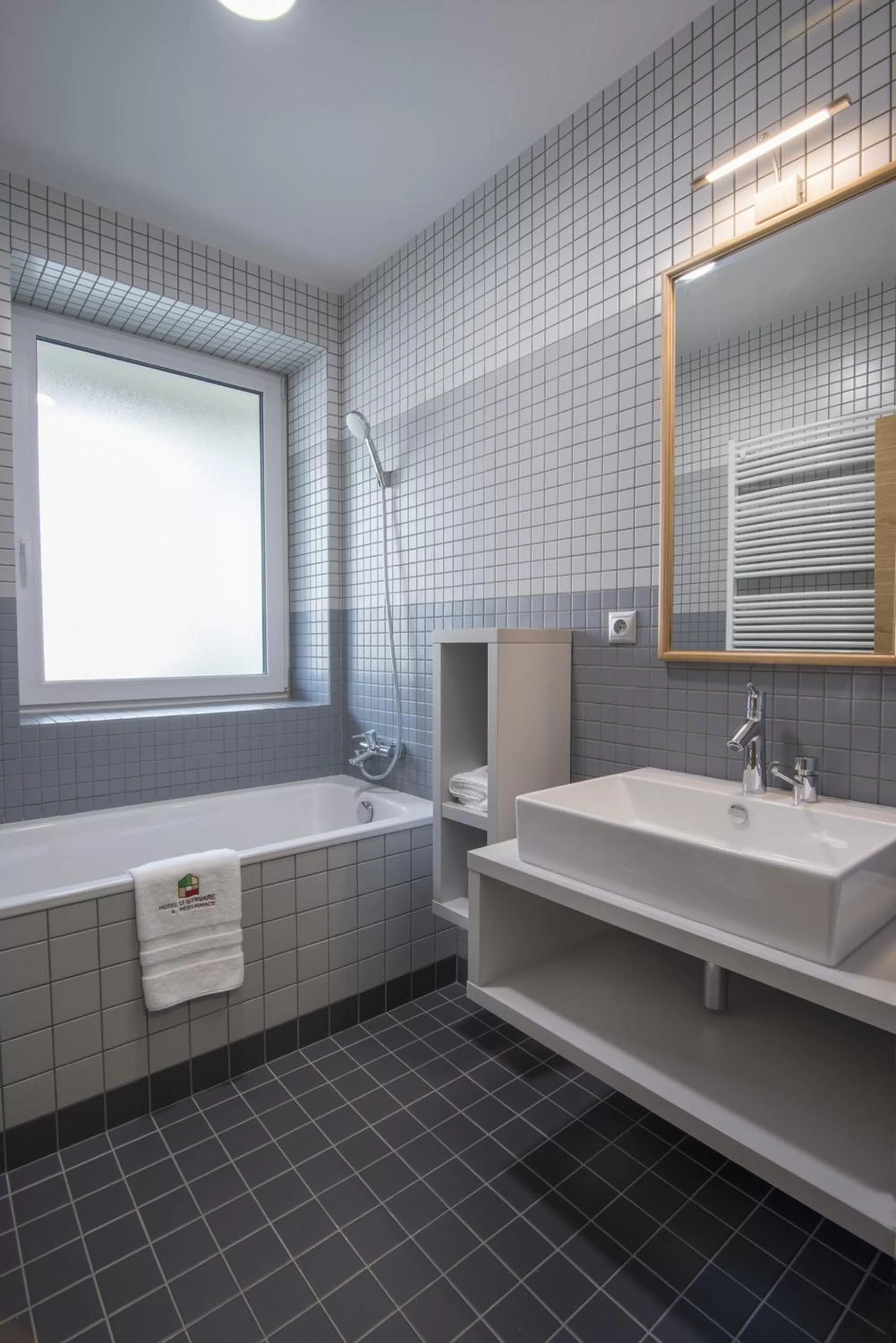 Bathroom in HOTEL A RESTAURACE U STAVAŘE