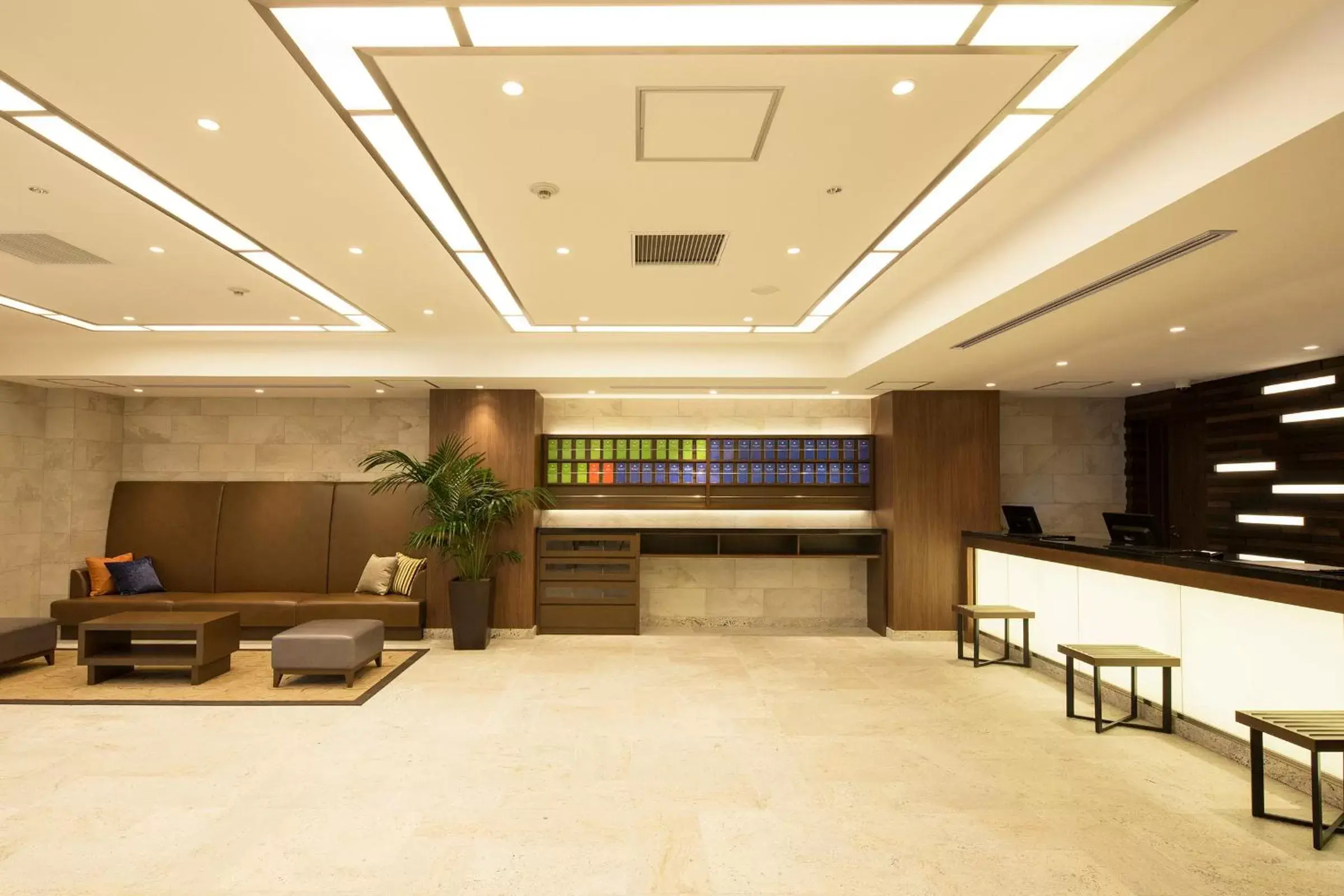Lobby or reception in Hotel Mystays Gotanda Station Lobby or reception in Hotel Mystays Gotanda Station