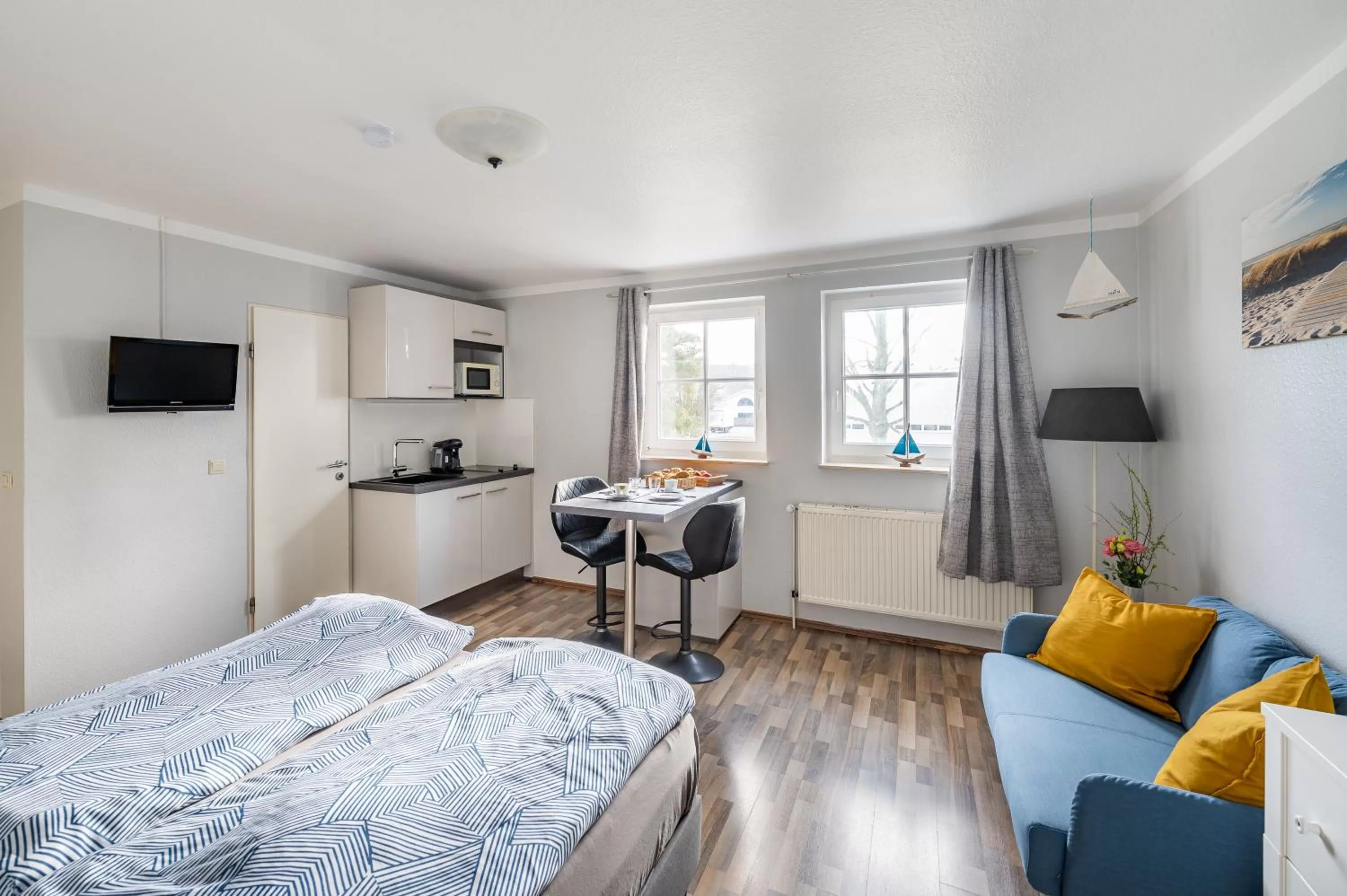 Bed in Haus Ferienglück Sauna im Haus