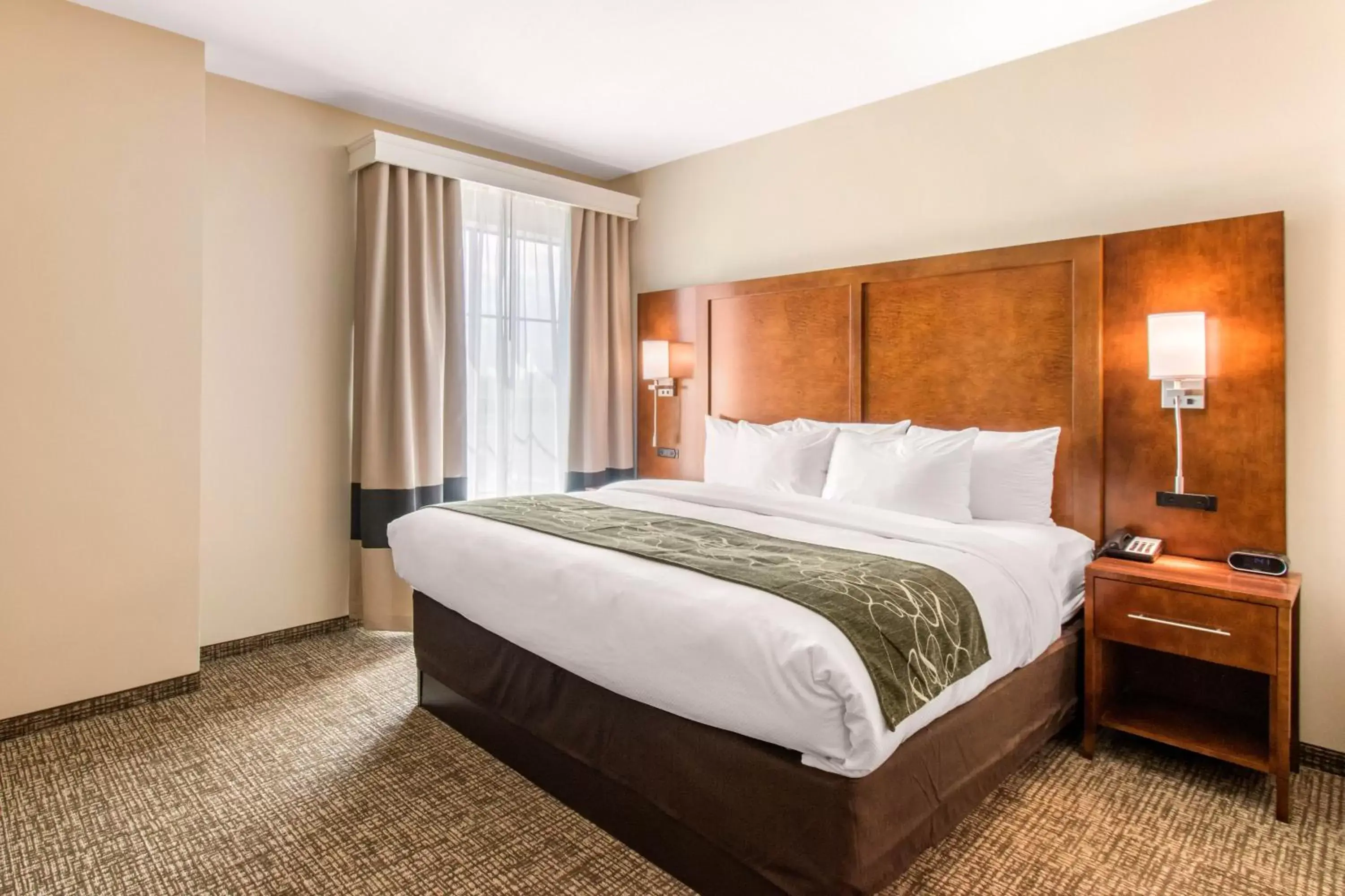 Bedroom, Bed in Comfort Suites Denver near Anschutz Medical Campus