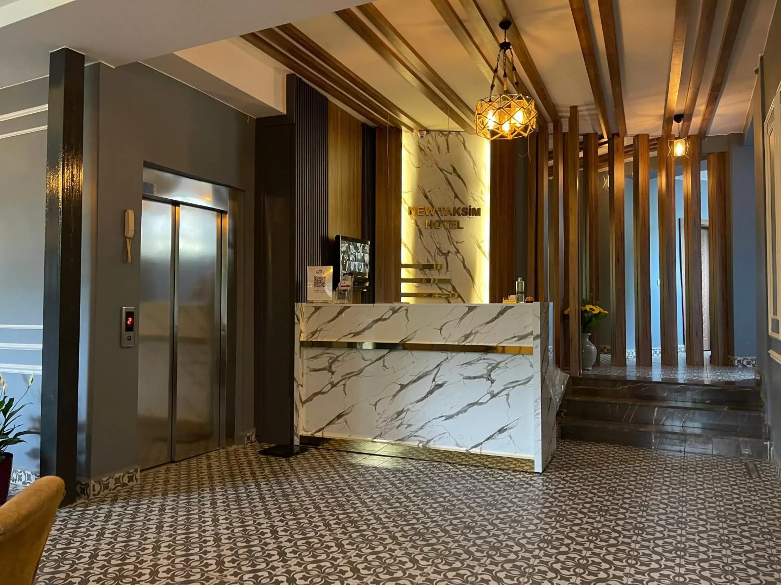 Lobby or reception in New Taksim Hotel