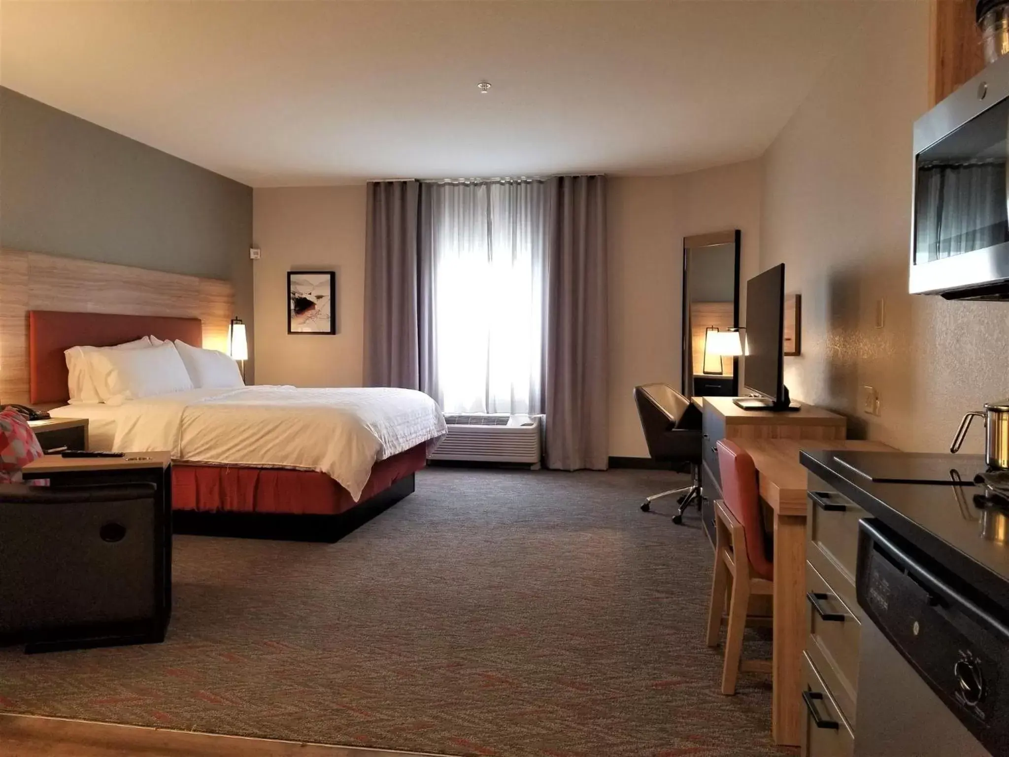 Photo of the whole room, Bed in Candlewood Suites Apex Raleigh Area by IHG Photo of the whole room, Bed in Candlewood Suites Apex Raleigh Area by IHG