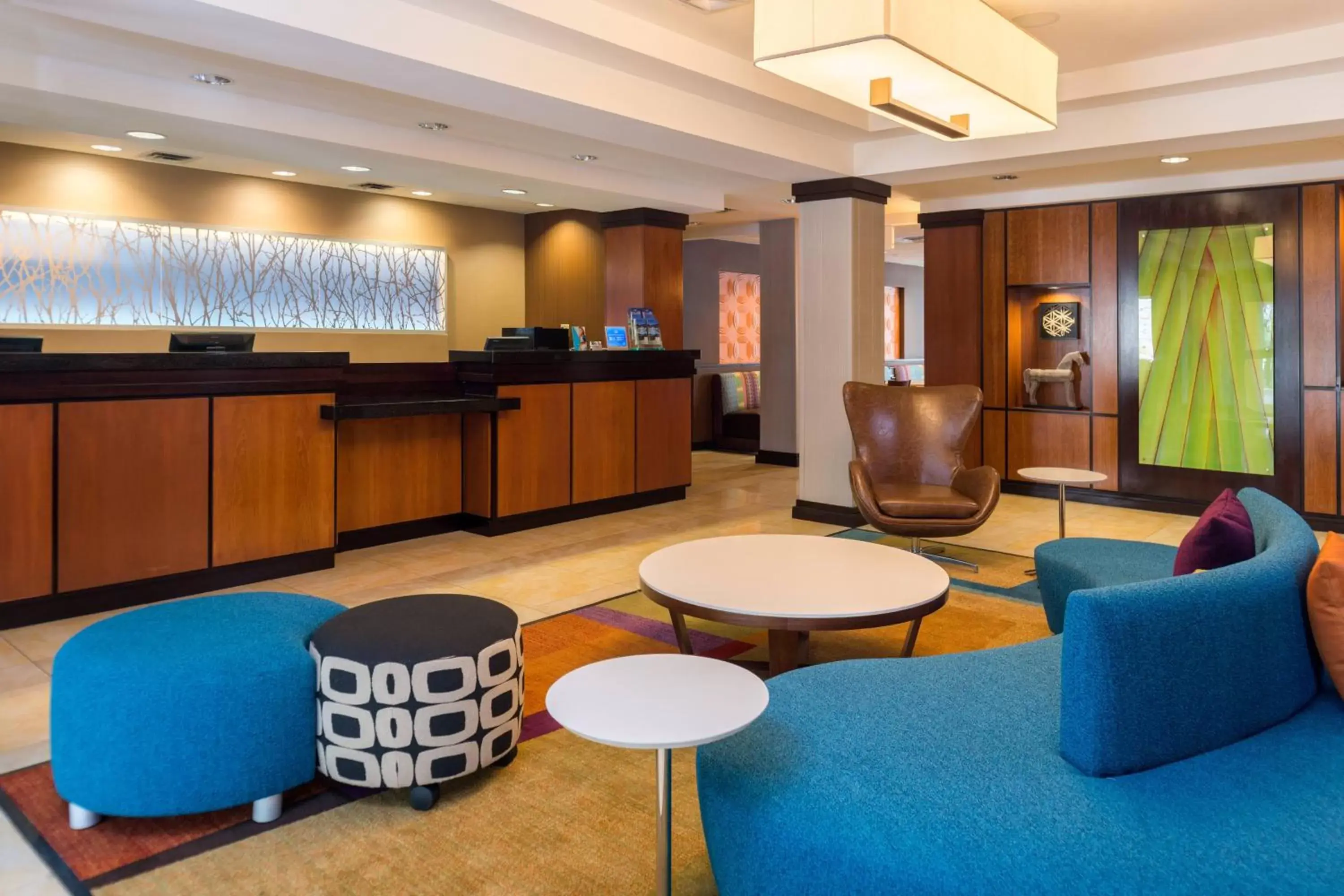 Lobby or reception, Lobby/Reception in Fairfield Inn and Suites by Marriott San Antonio Northeast / Schertz / RAFB