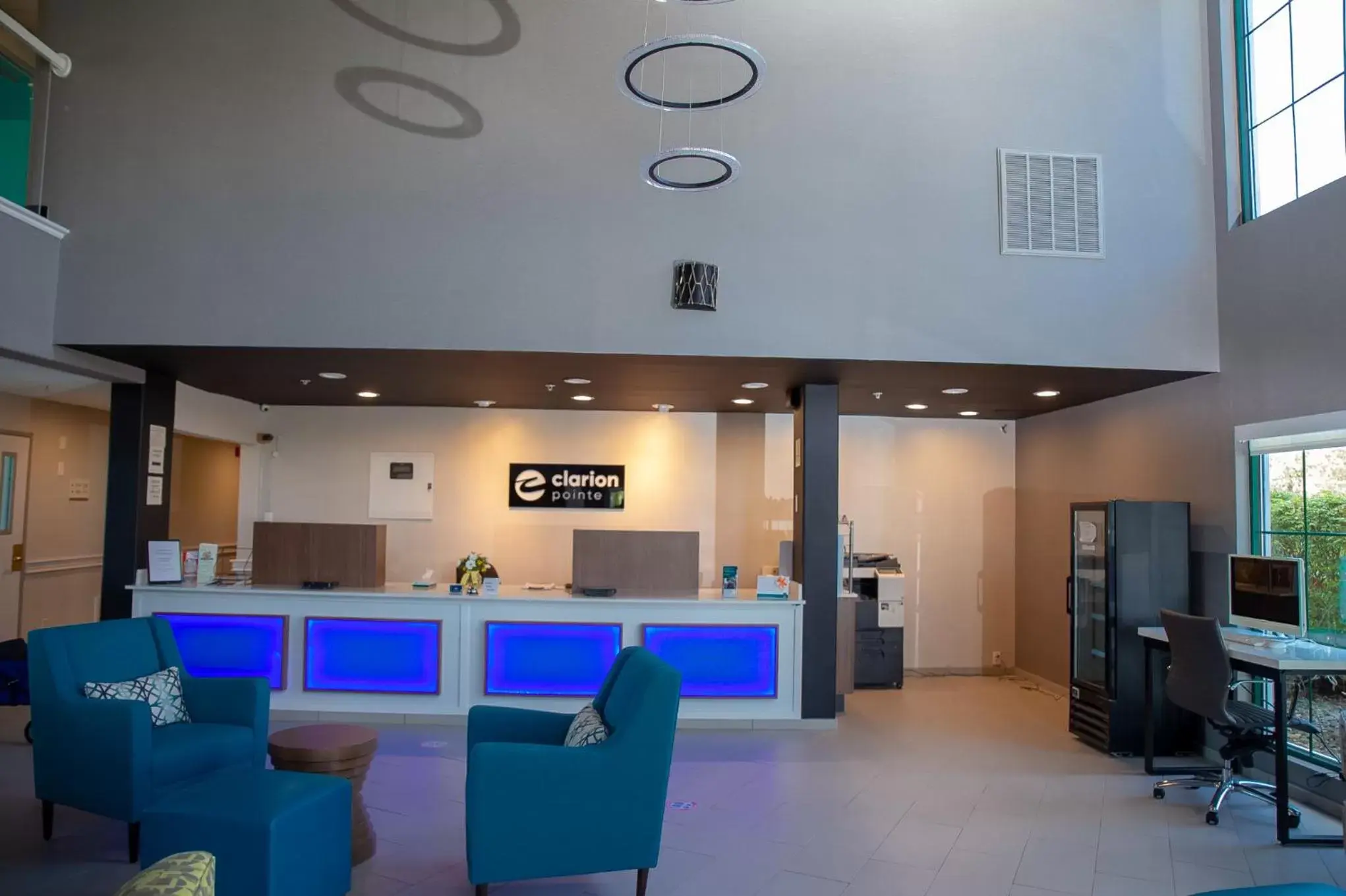 Lobby or reception, Lobby/Reception in Clarion Pointe Indianapolis Airport
