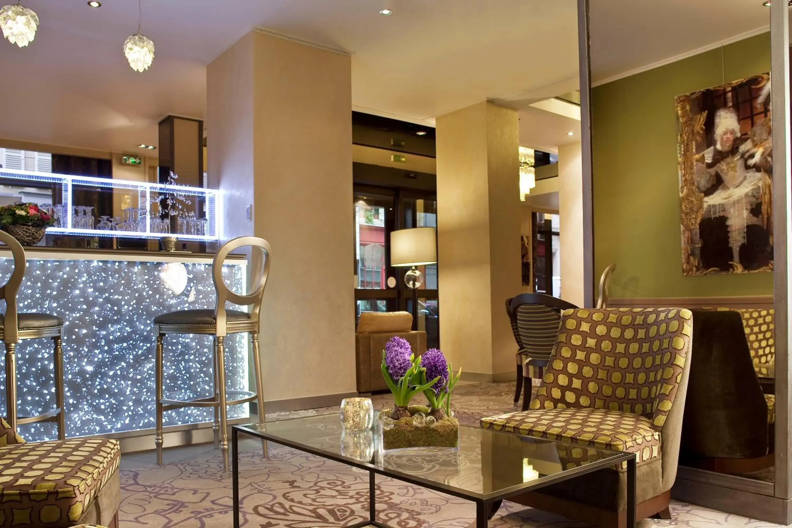 Lounge or bar, Lobby/Reception in Hotel Best Western Anjou Lafayette