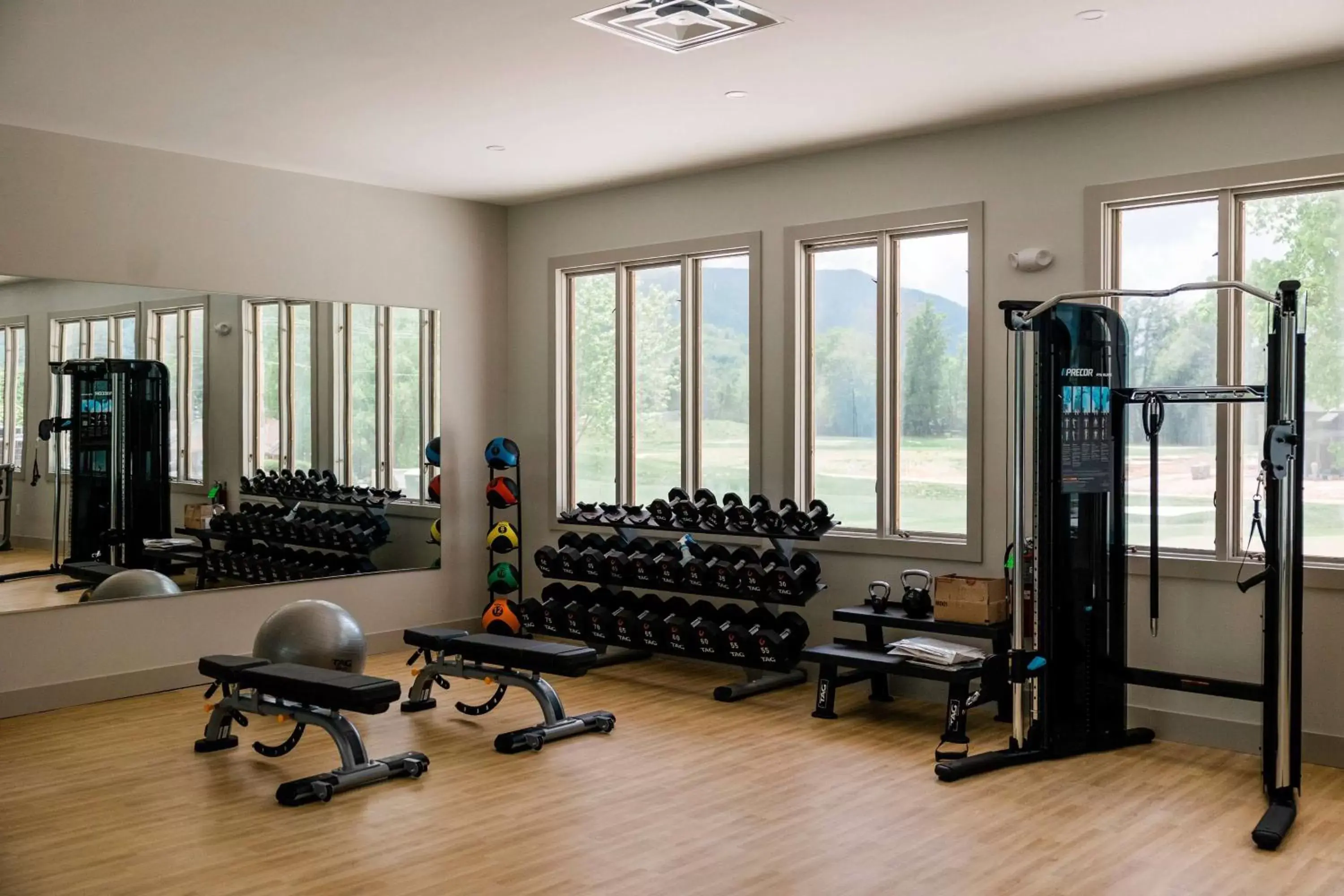 Fitness centre/facilities, Fitness Center/Facilities in Waynesville Inn & Golf Club, Trademark Collection by Wyndham