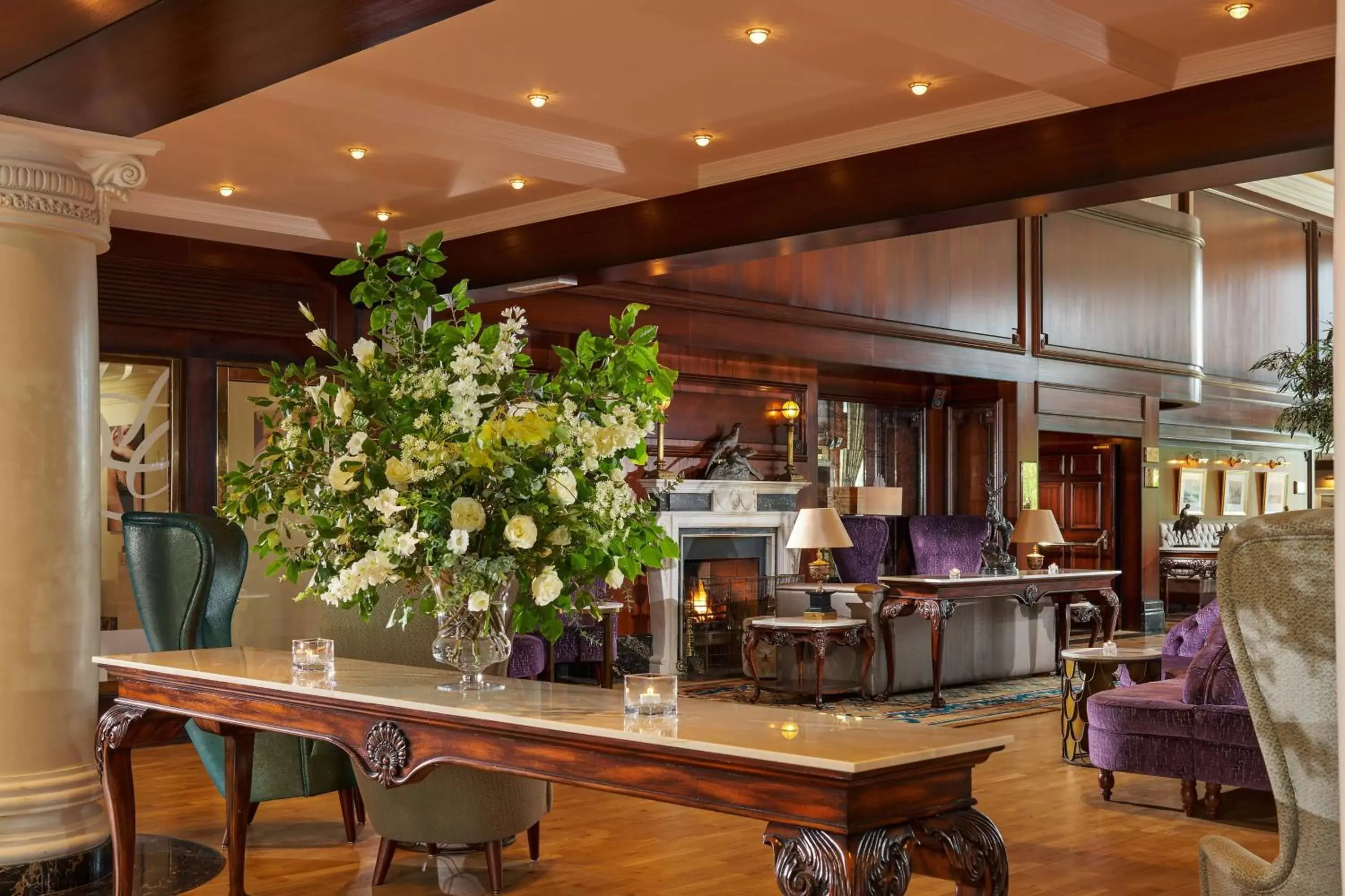 Lobby or reception in Powerscourt Hotel, Autograph Collection