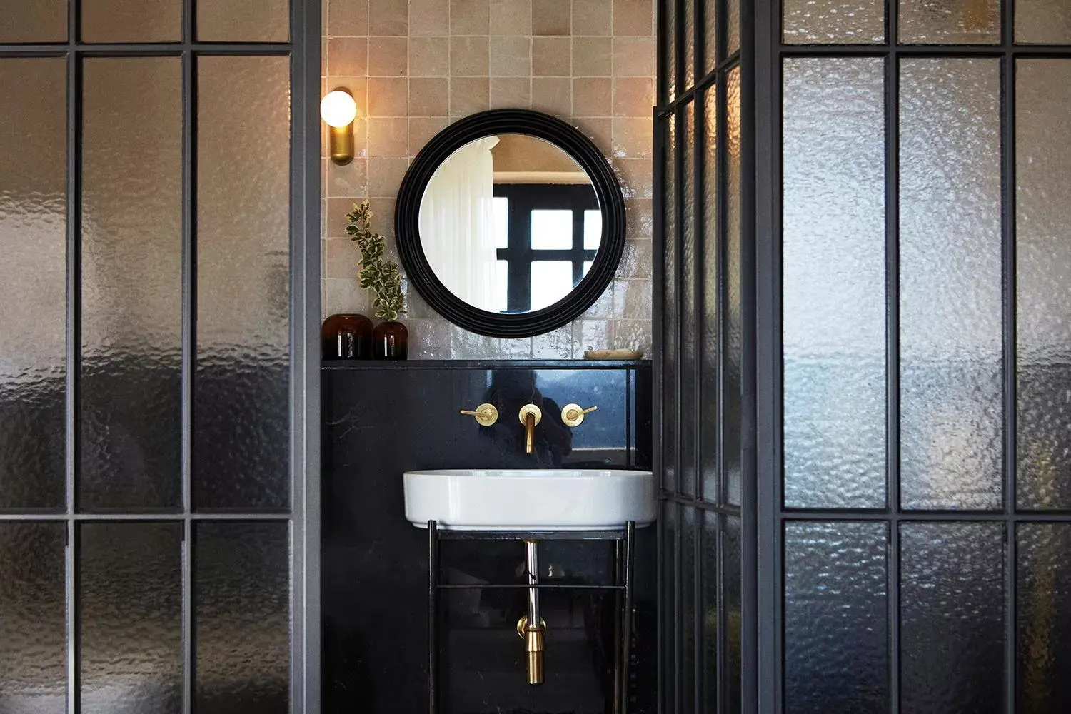 Bathroom in Boutique Hotel Mendi Argia